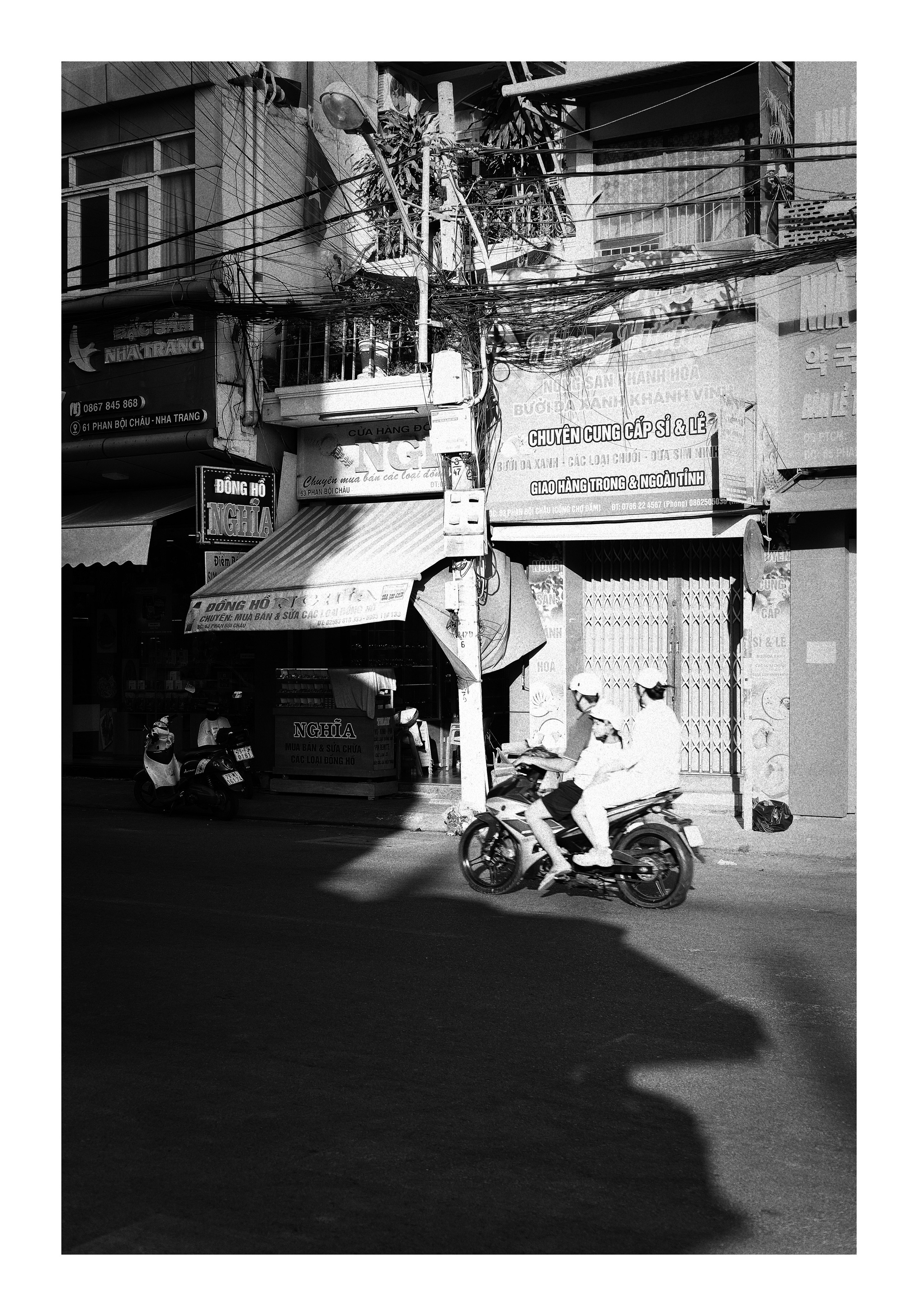 Black and White Vietnam photography - Nha Trang