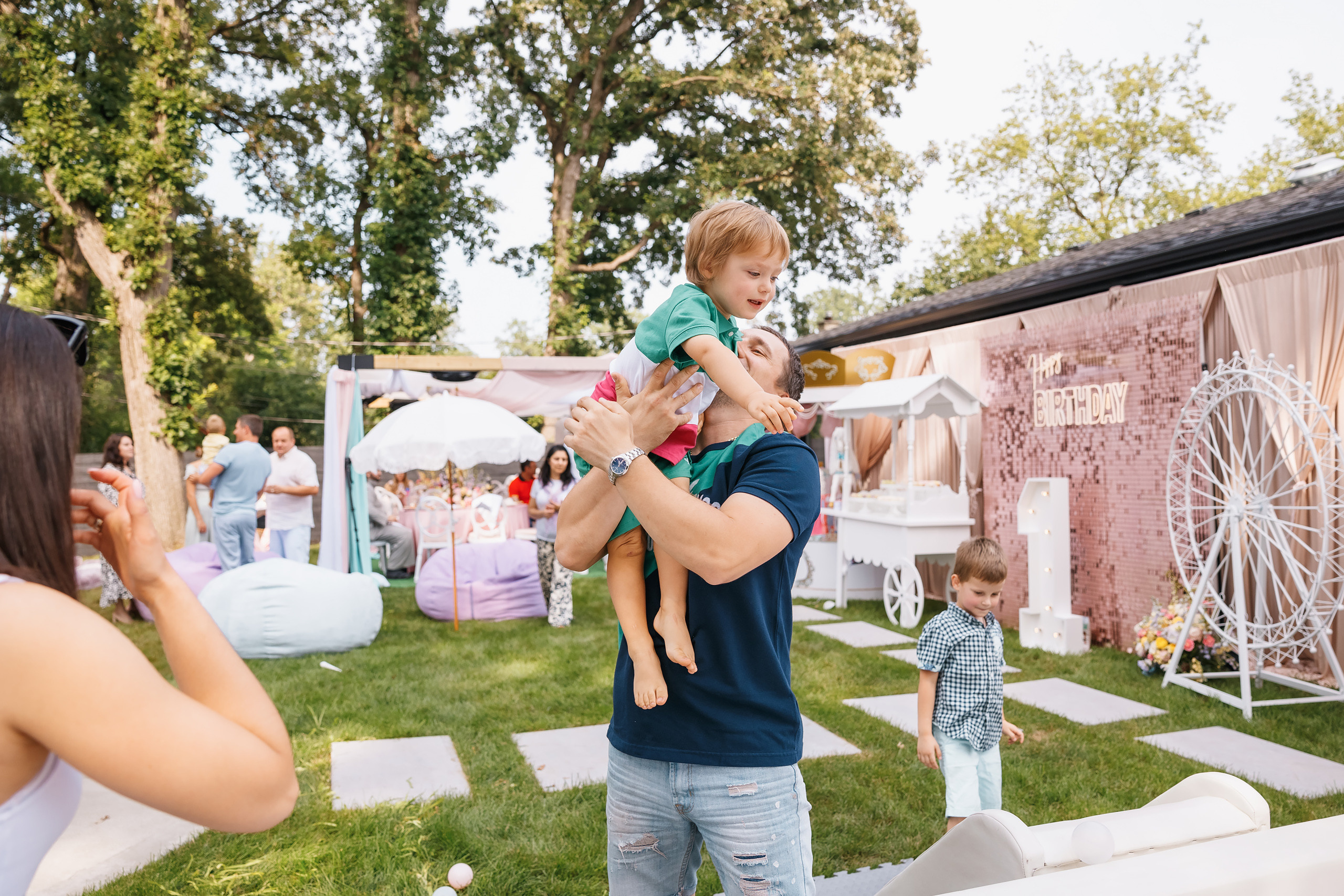07.25.2021 First birthday. Wedding family event photographer in Chicago Nick Yushevich