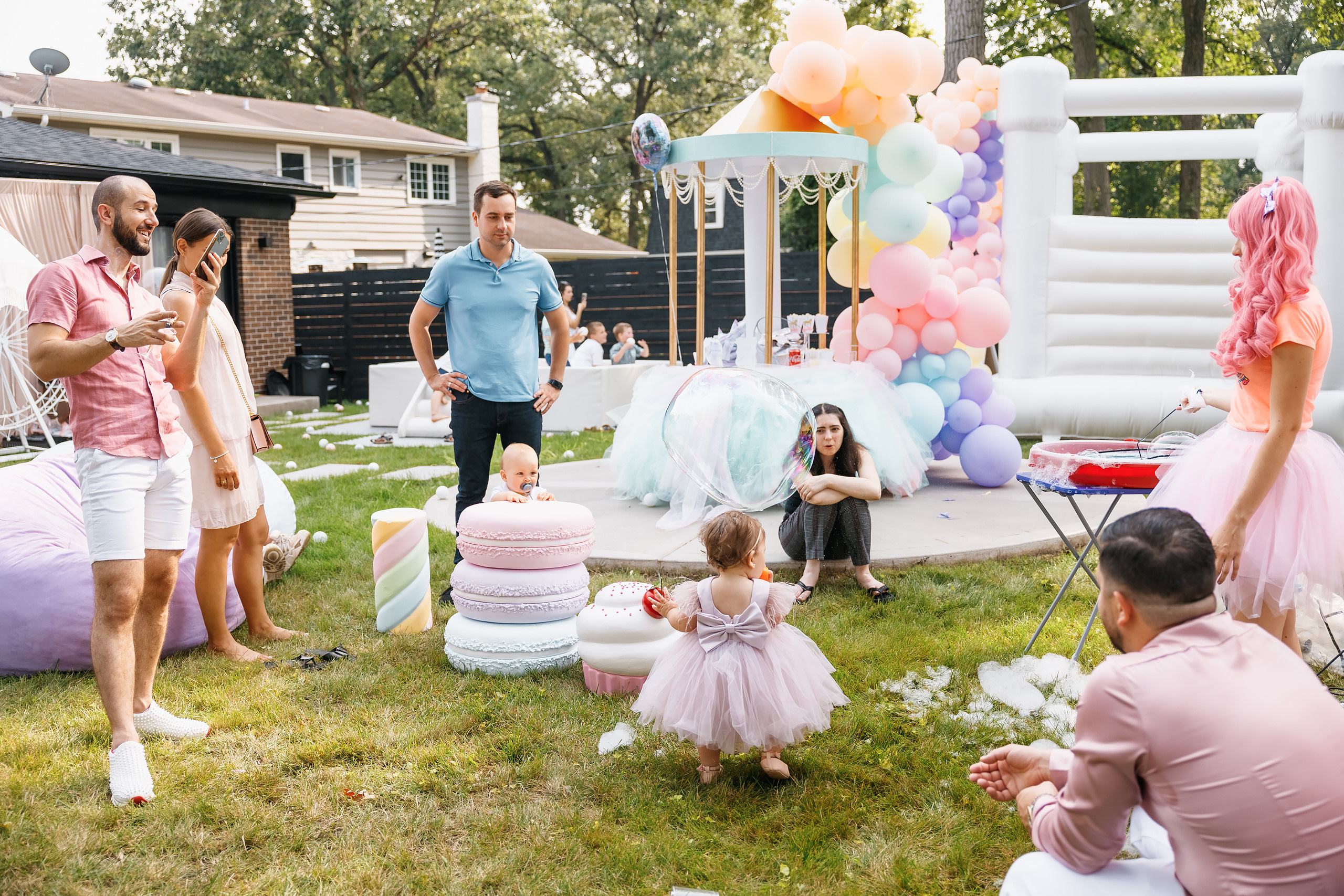 07.25.2021 First birthday. Wedding family event photographer in Chicago Nick Yushevich