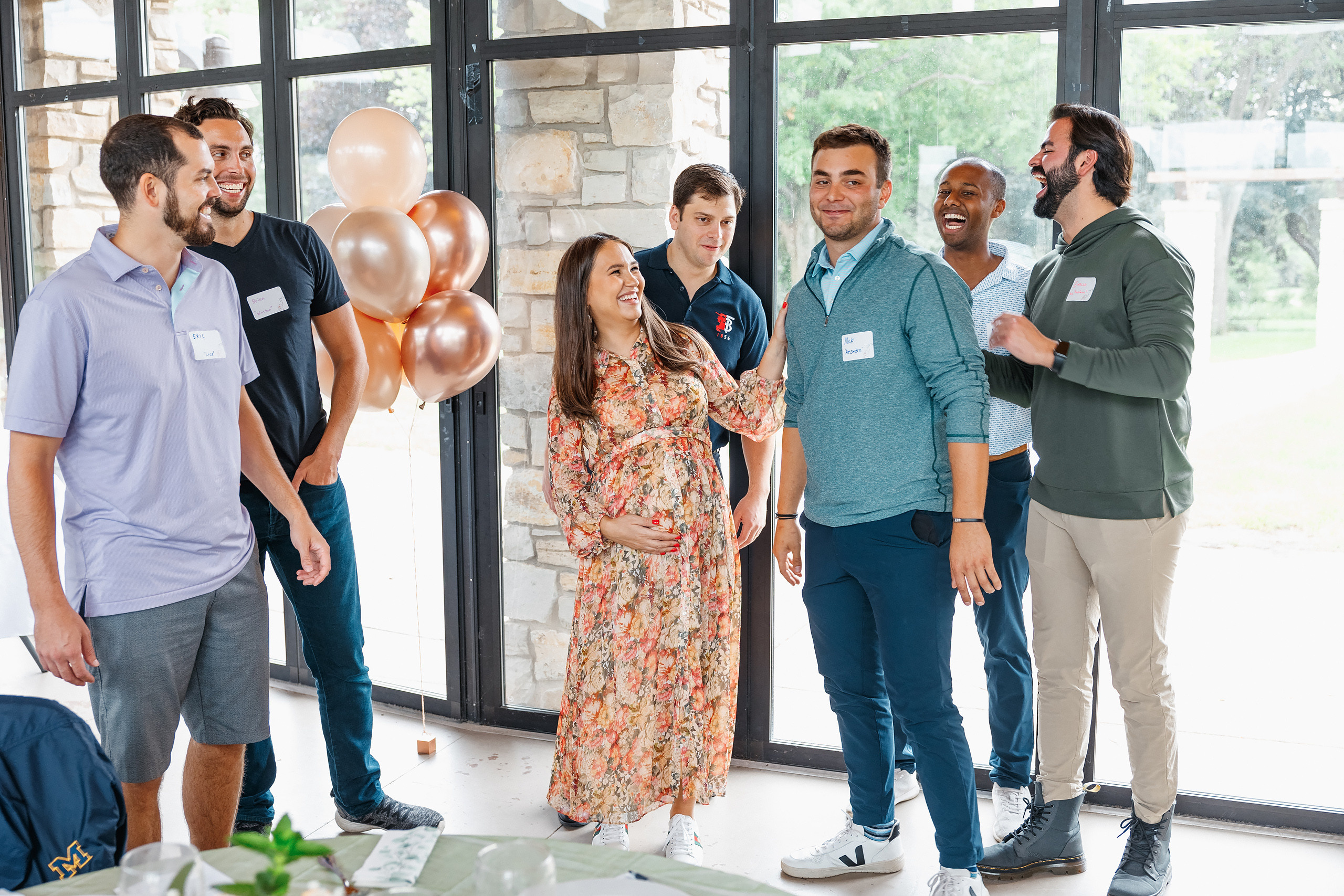 07.11.2021 Baby shower. Wedding family event photographer in Chicago Nick Yushevich