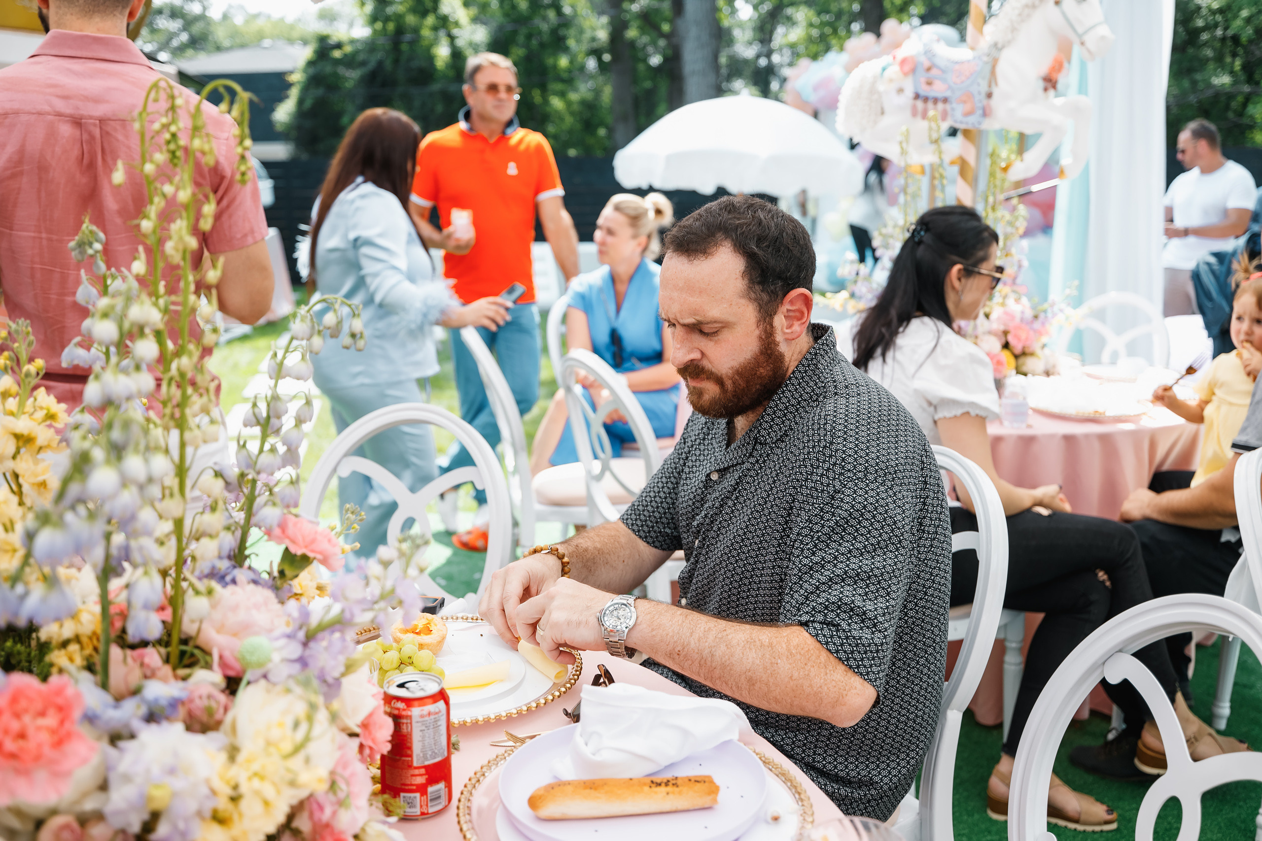 07.25.2021 First birthday. Wedding family event photographer in Chicago Nick Yushevich