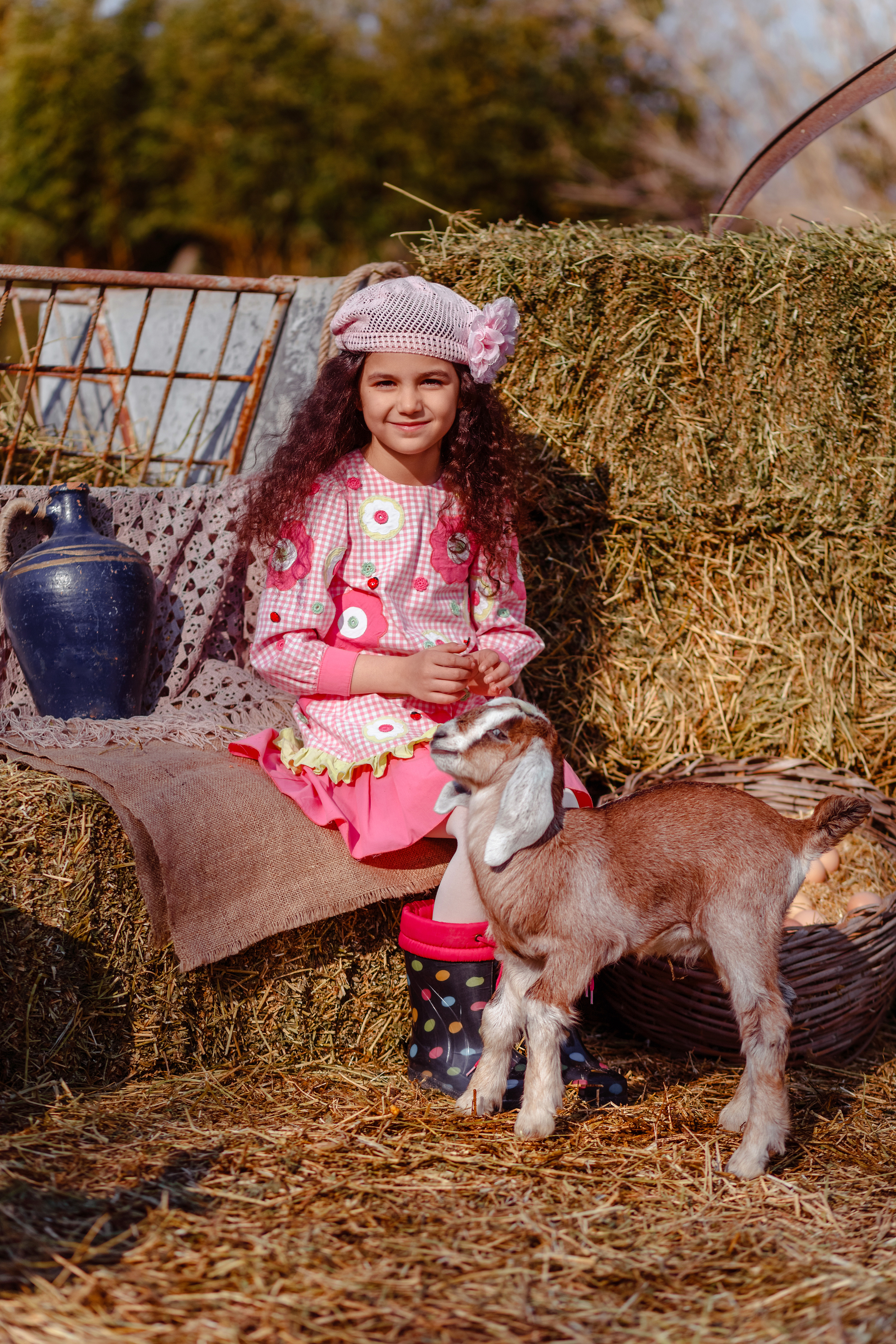 Photo session on the farm