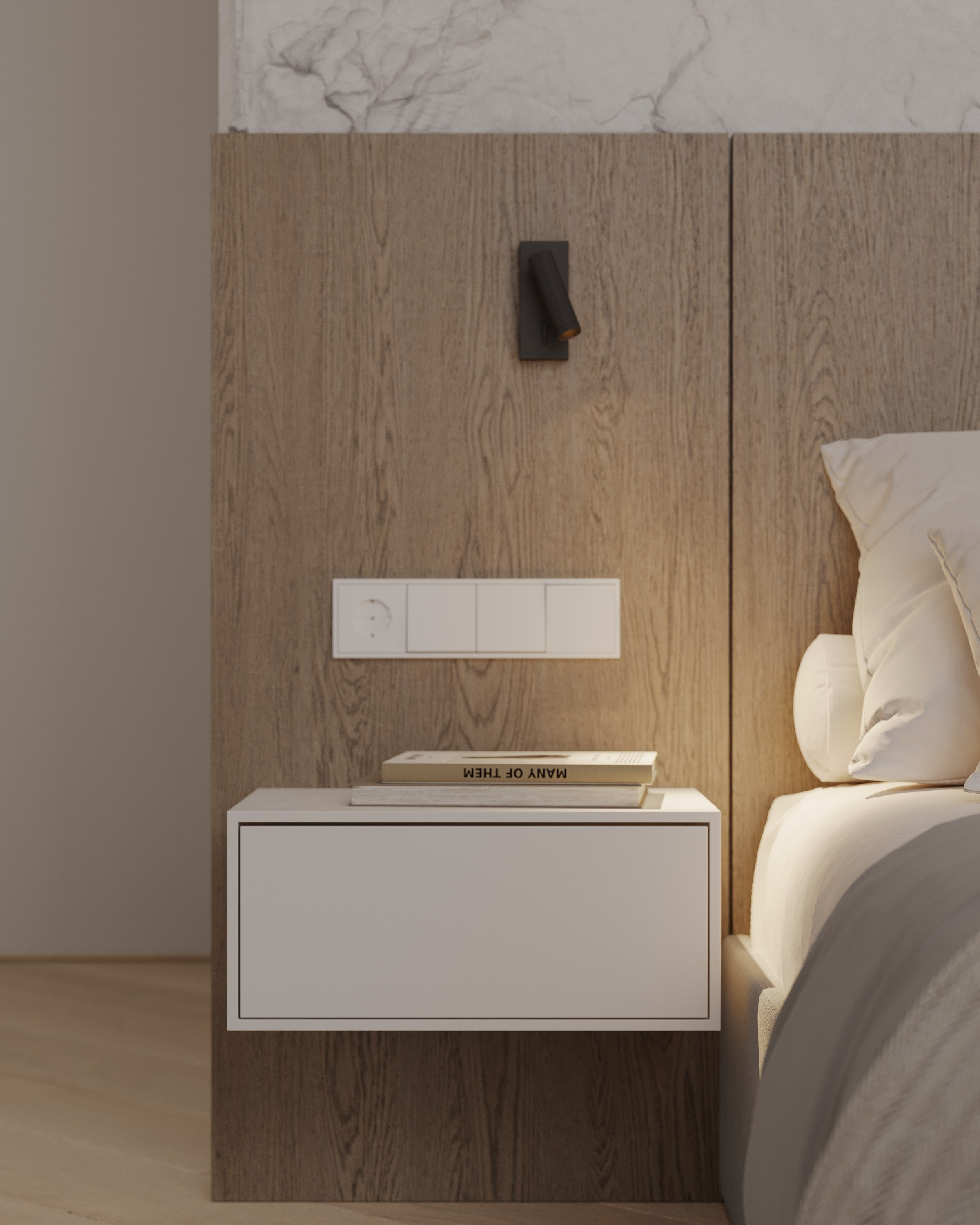 Wooden minimalizm. Simple Archs — high quality visualizations for your interior projects