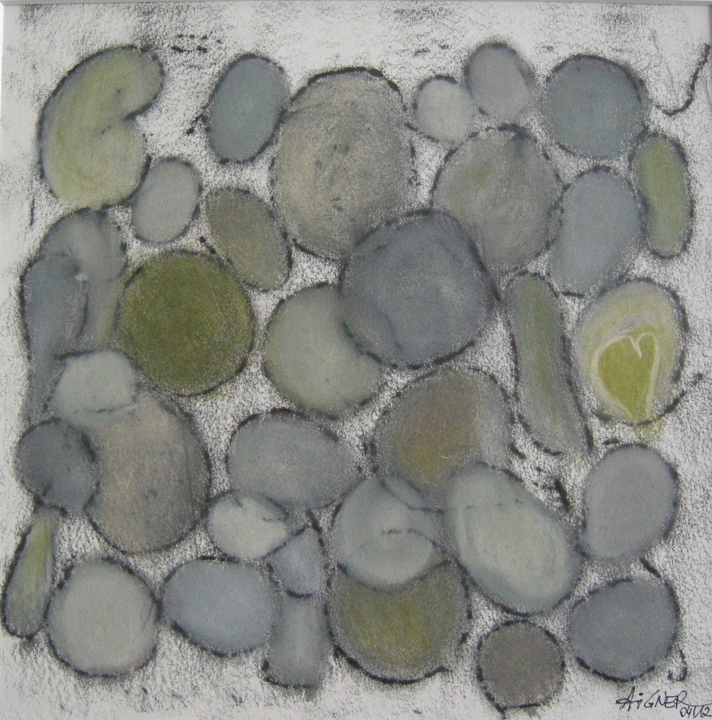 Herz-Stein 2012 - 40x40