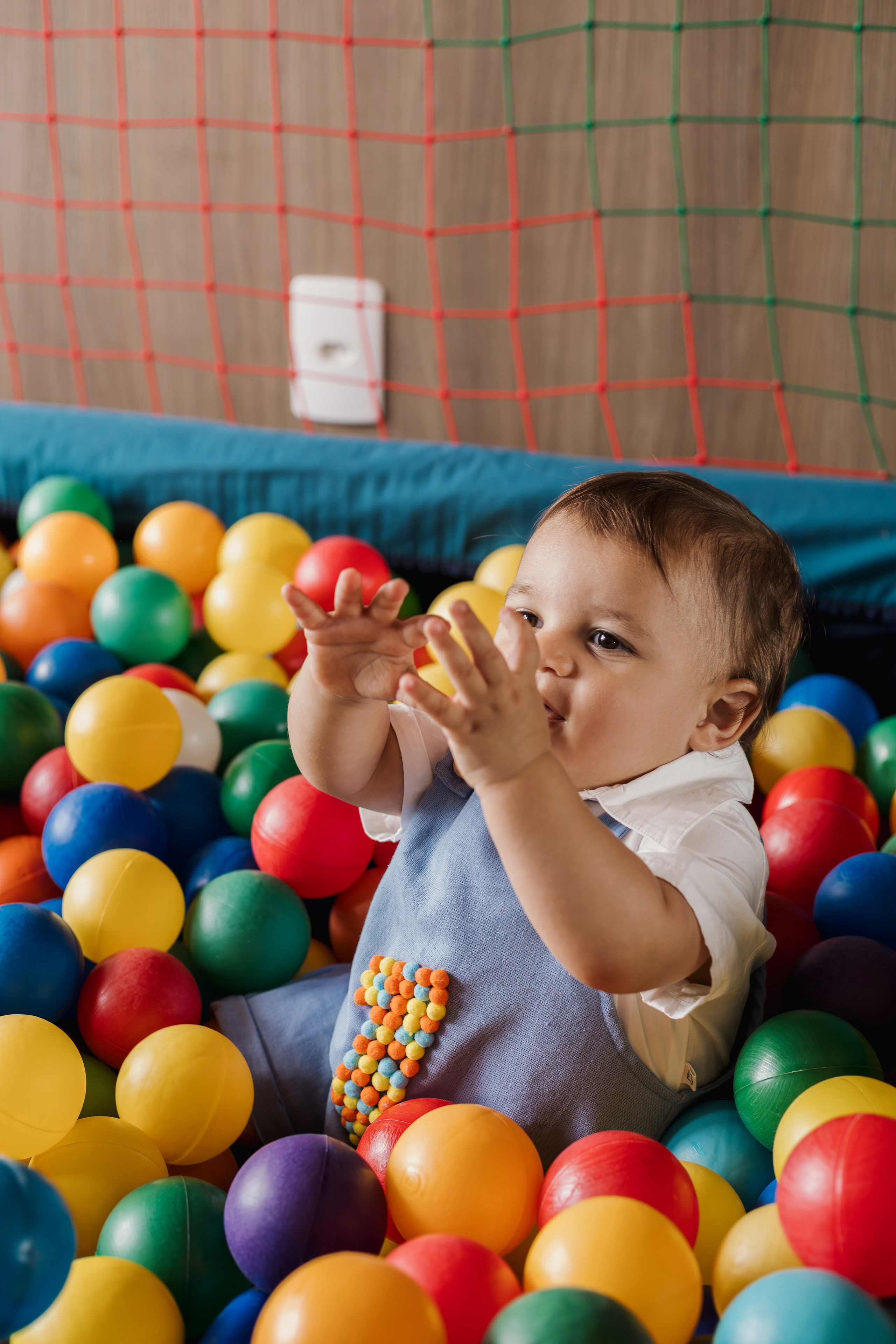 Aniversário infantil colorido, em Palhoça, Santa Catarina.