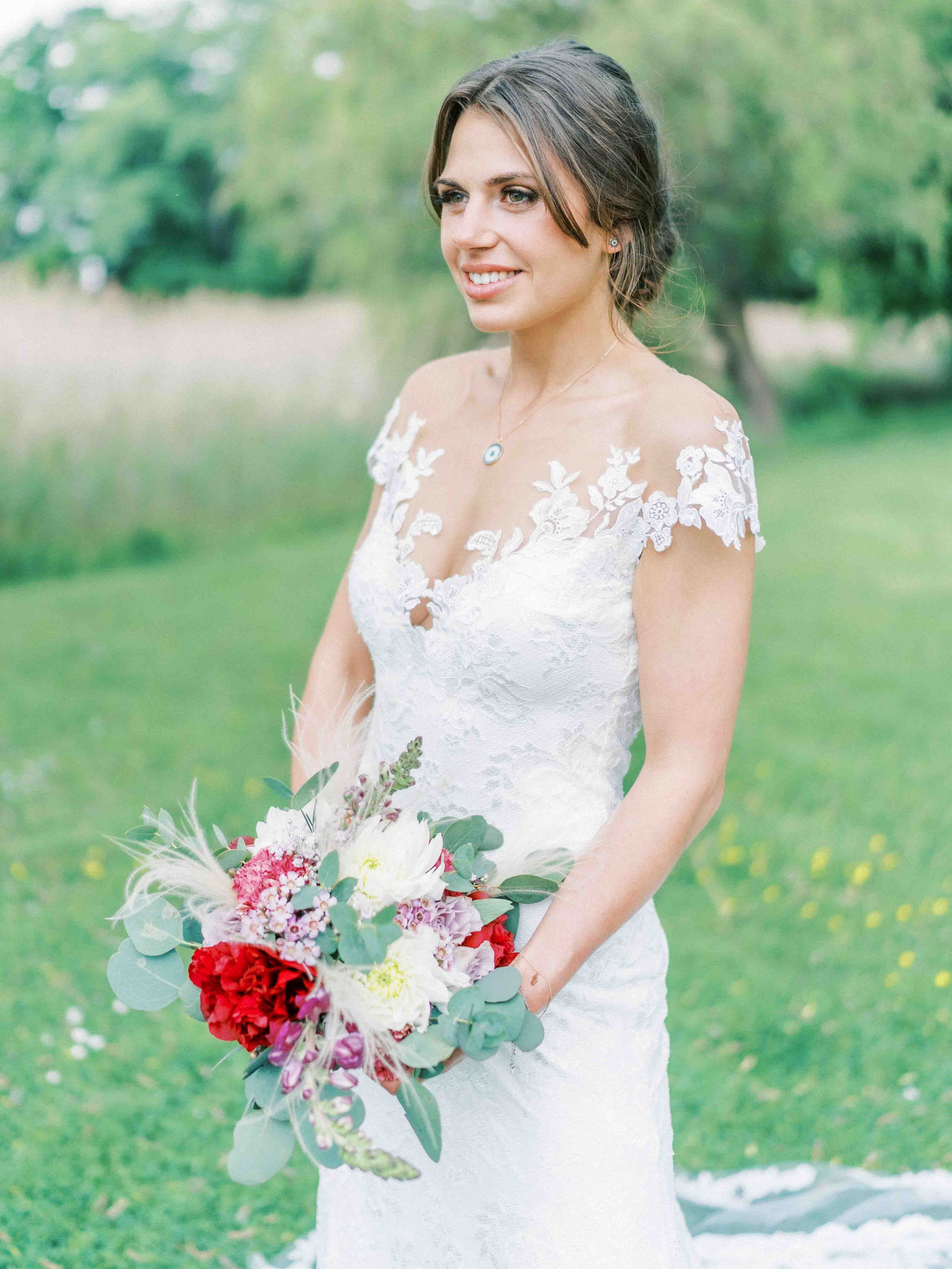 braut bei hochzeit am landhaus am see garbsen