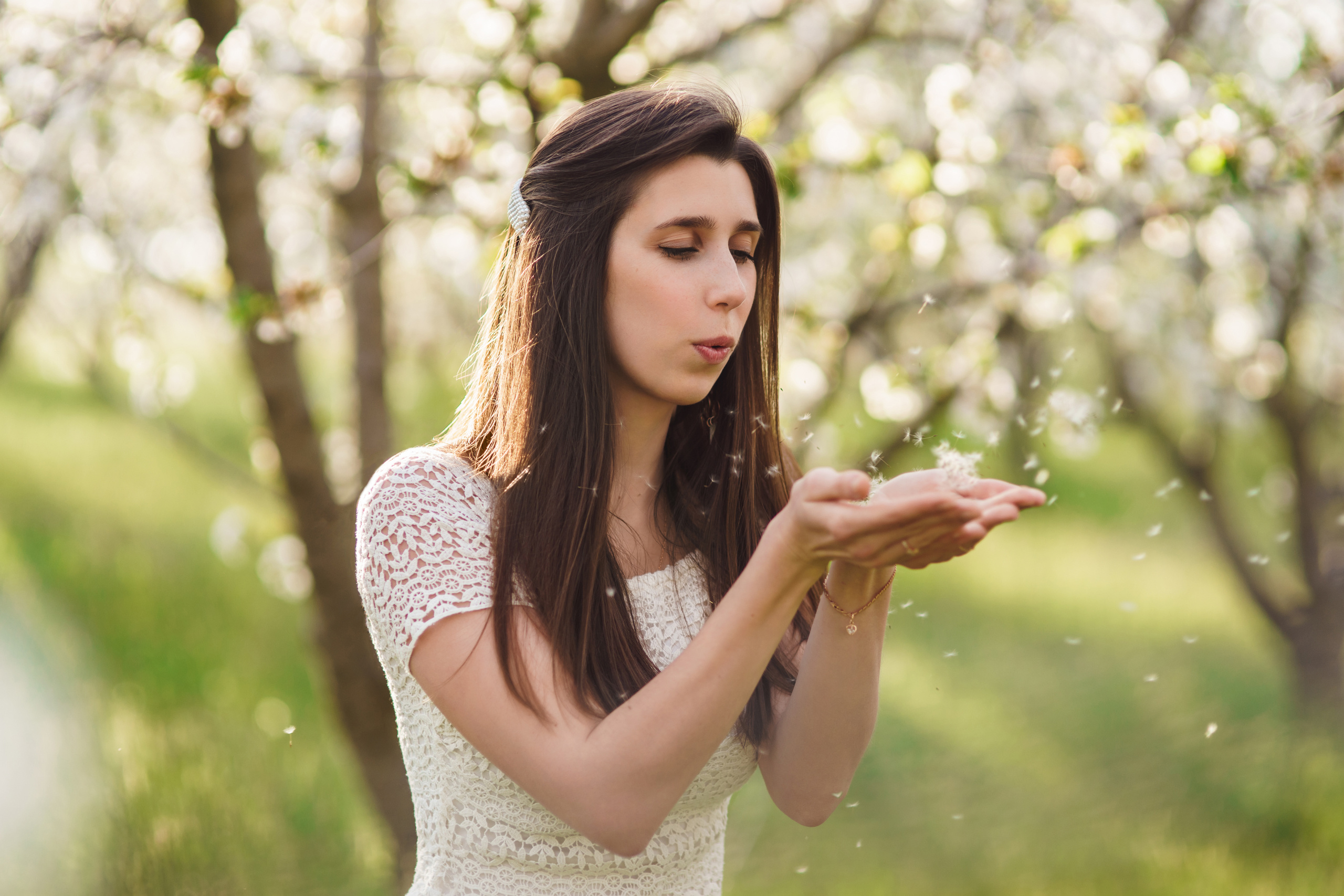 Фотосессия в Бургасе в цветущих садах. Fotograf in Bulgarien Katerina Zubkova