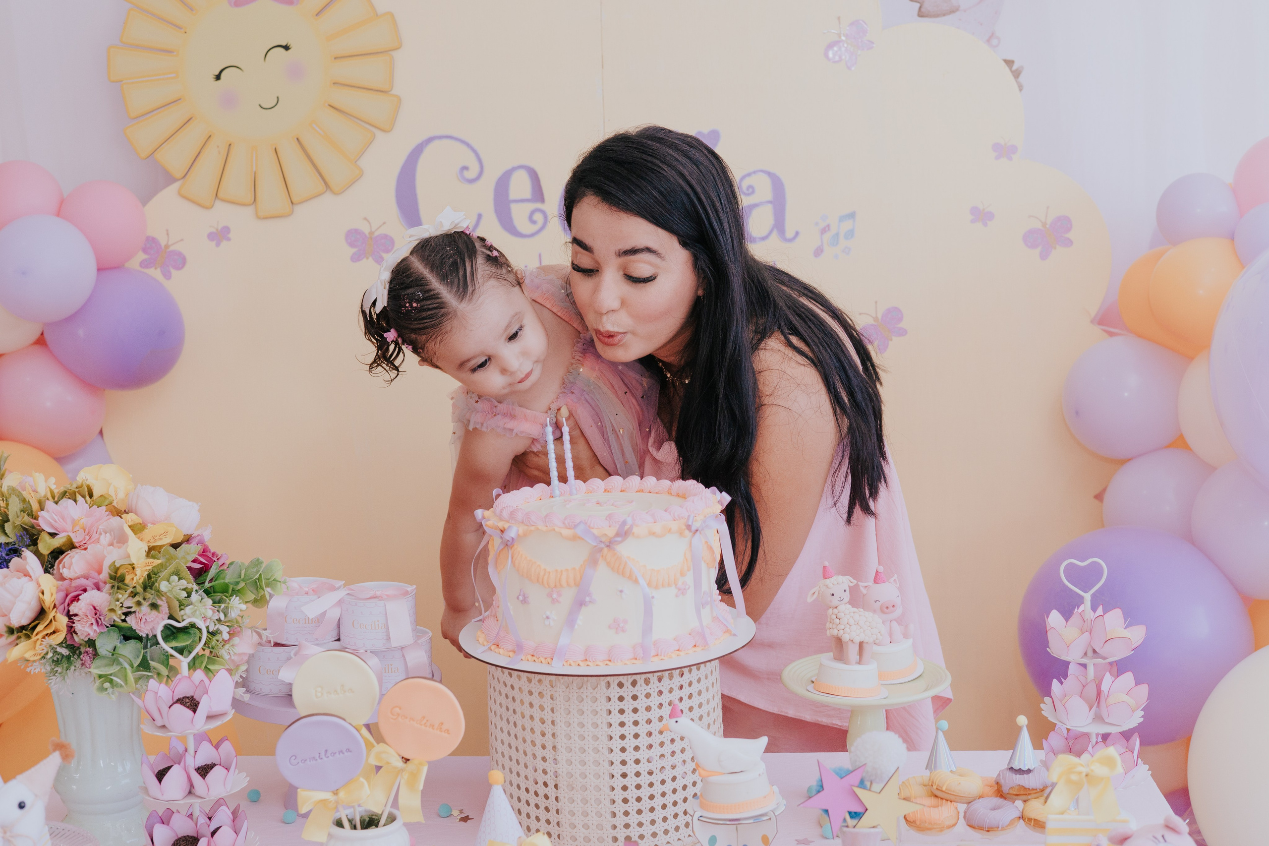 Cecília 2 anos. Fotografia de família e parto