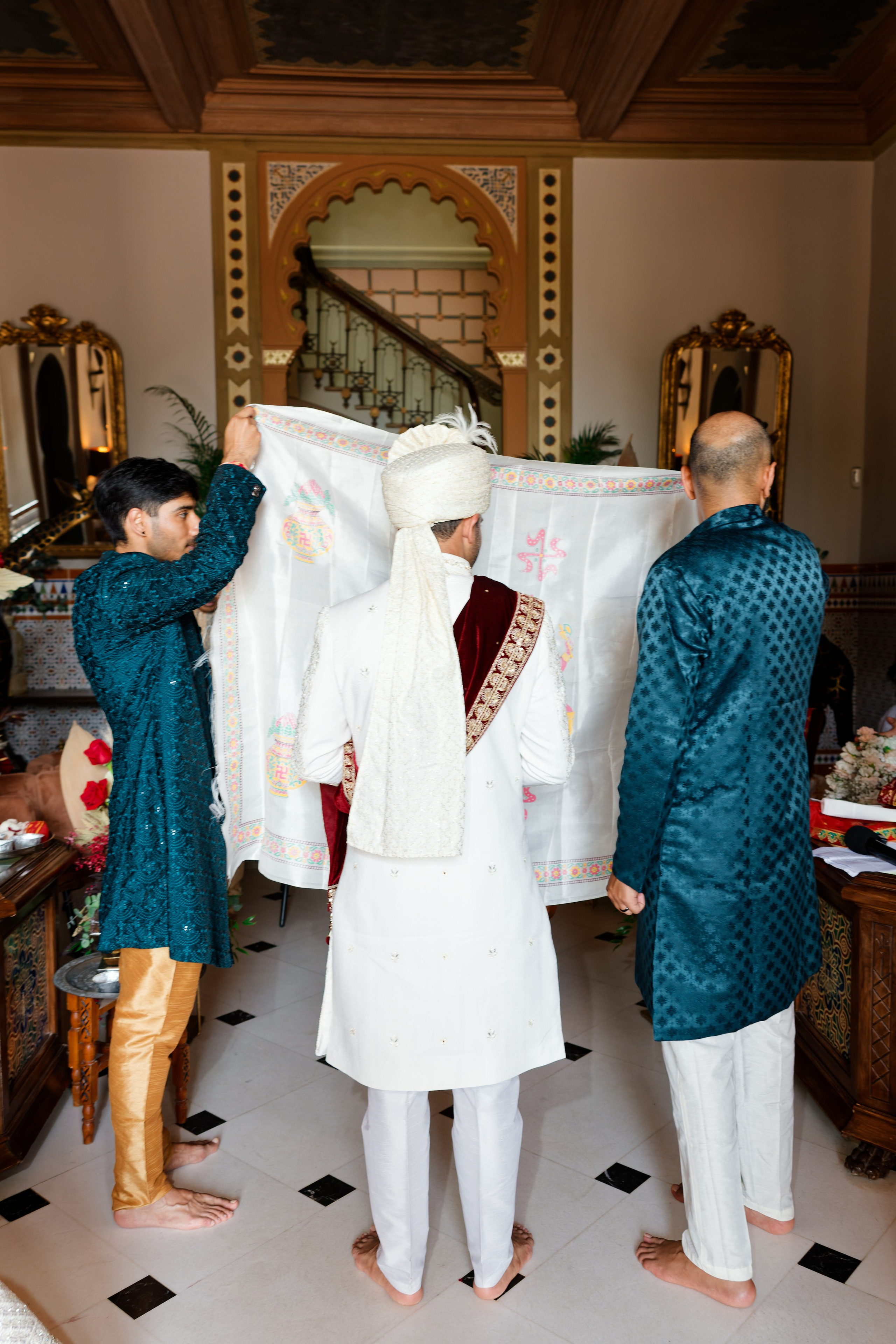 Indian wedding at Gran Villa Rosa, Barcelona