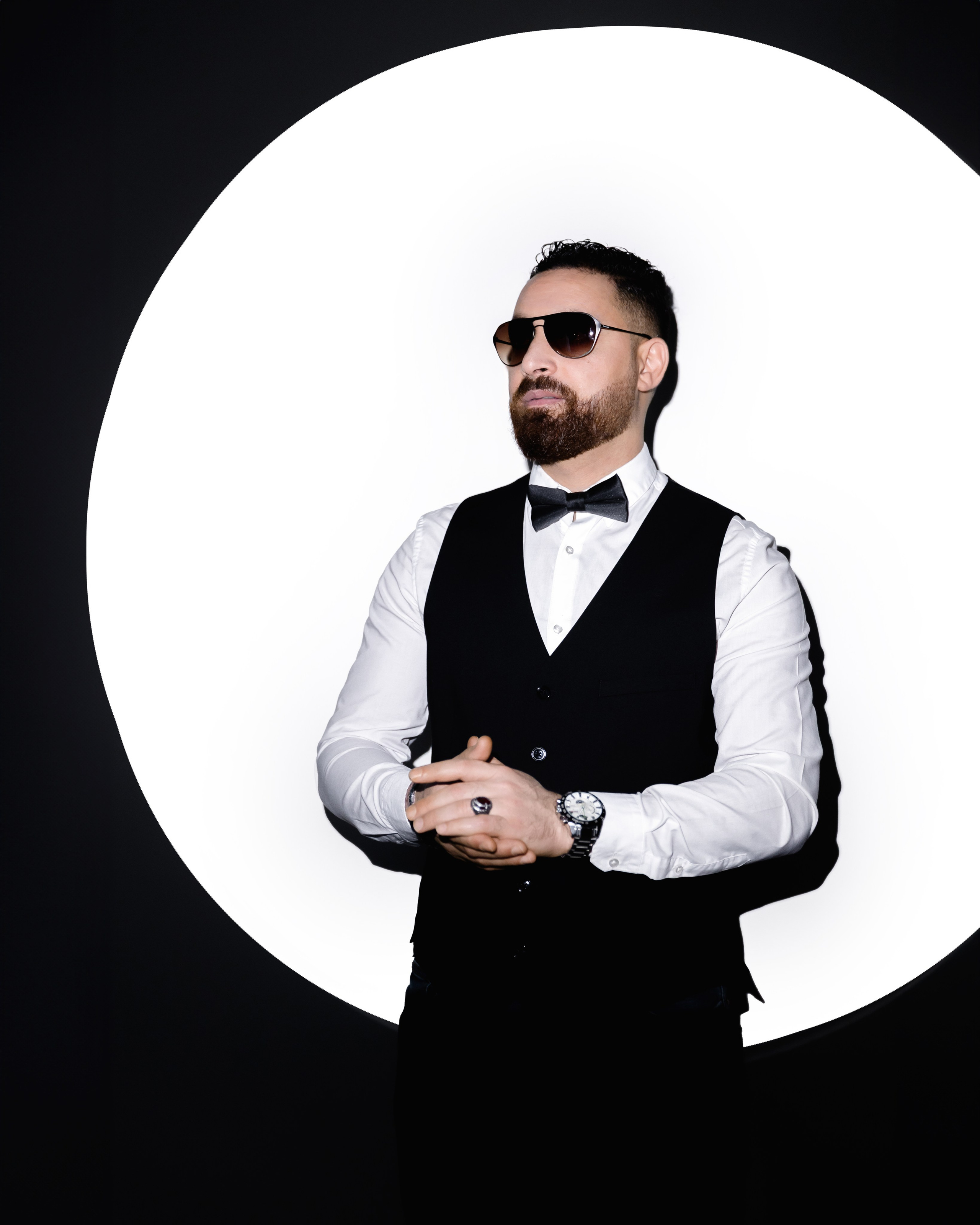 Morgen des Bräutigams im Studio