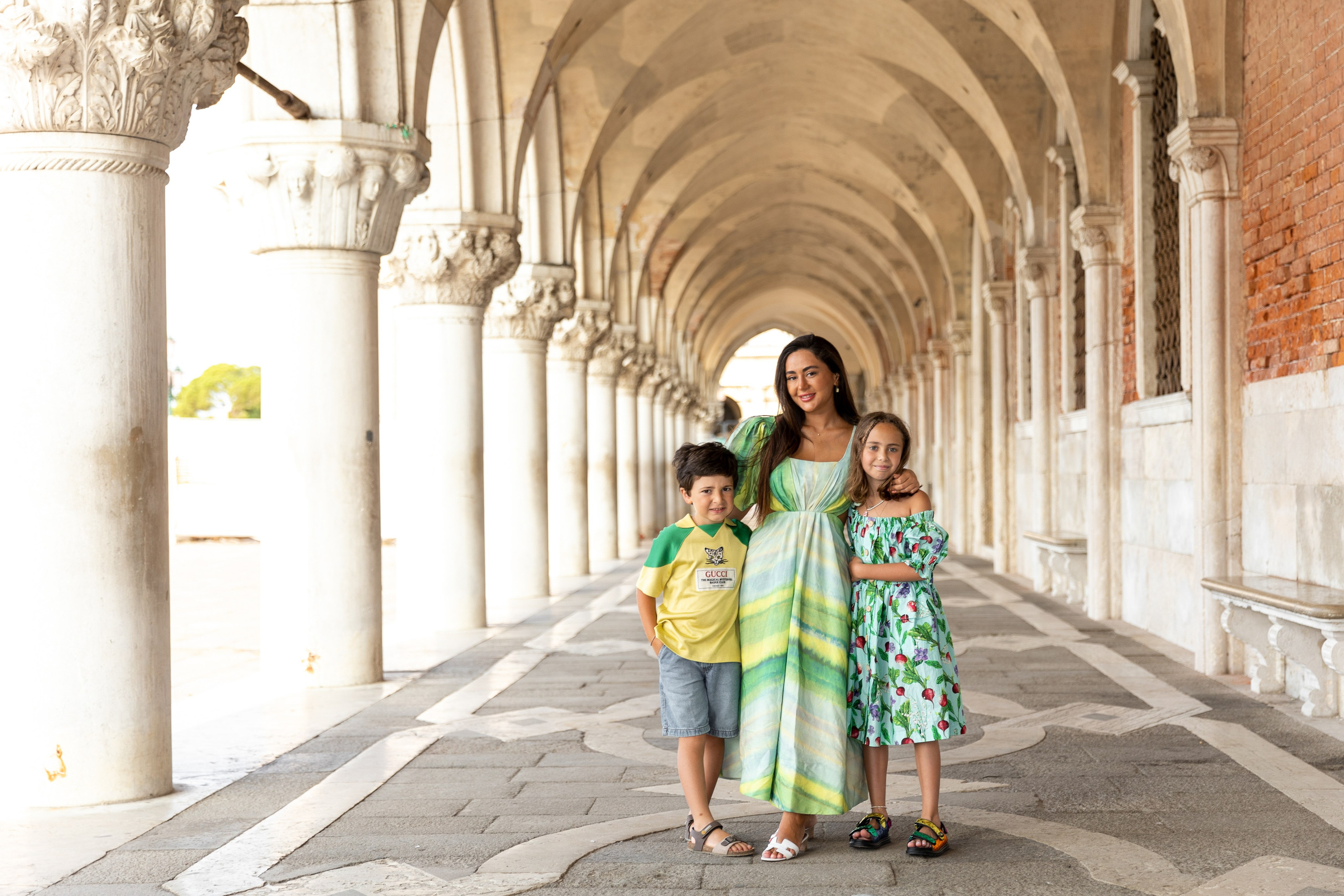 Fidan with childrens