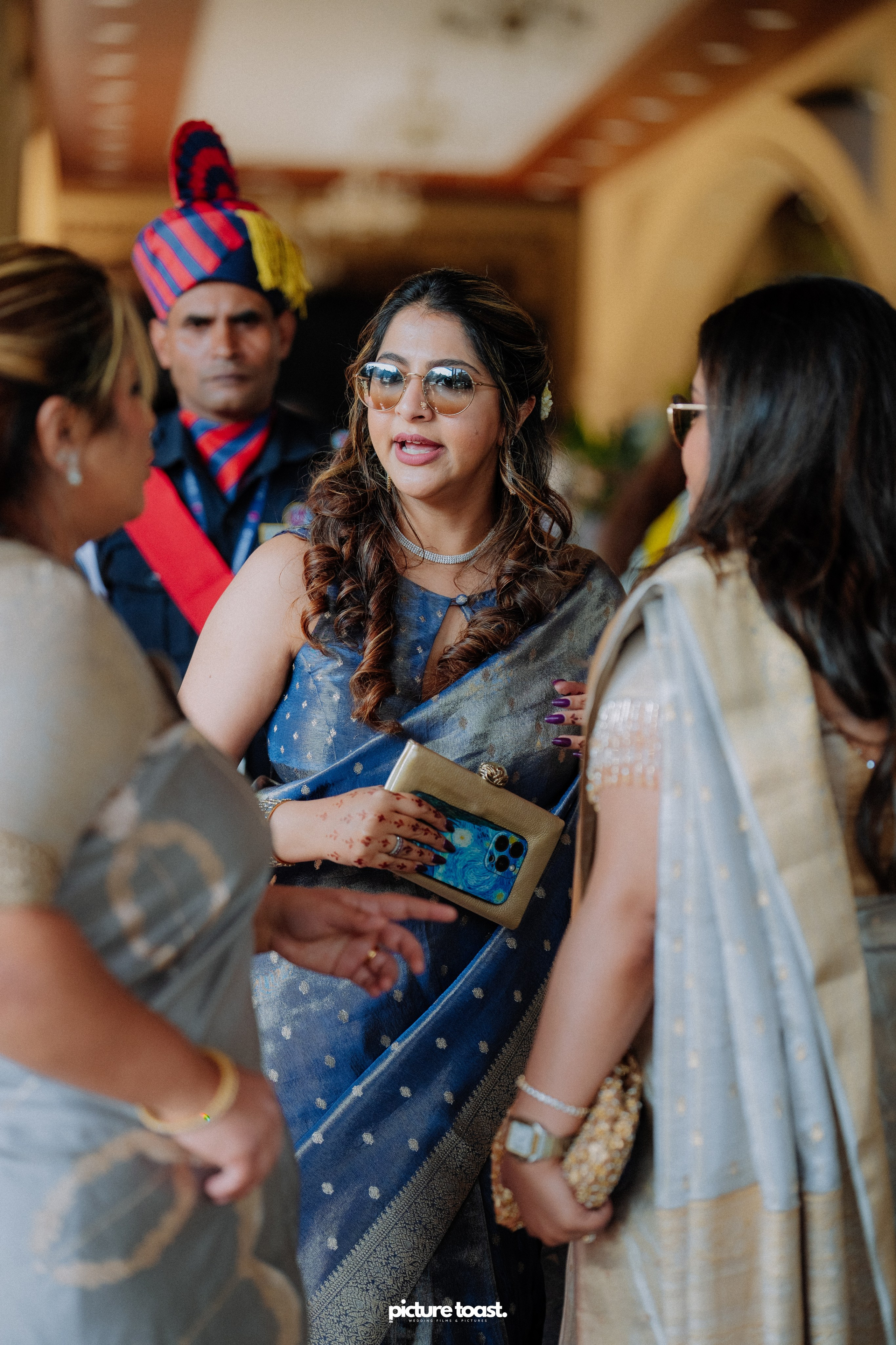 Blessing of Rajiv & Aashna. Fine art Wedding Photographers in India & Canada