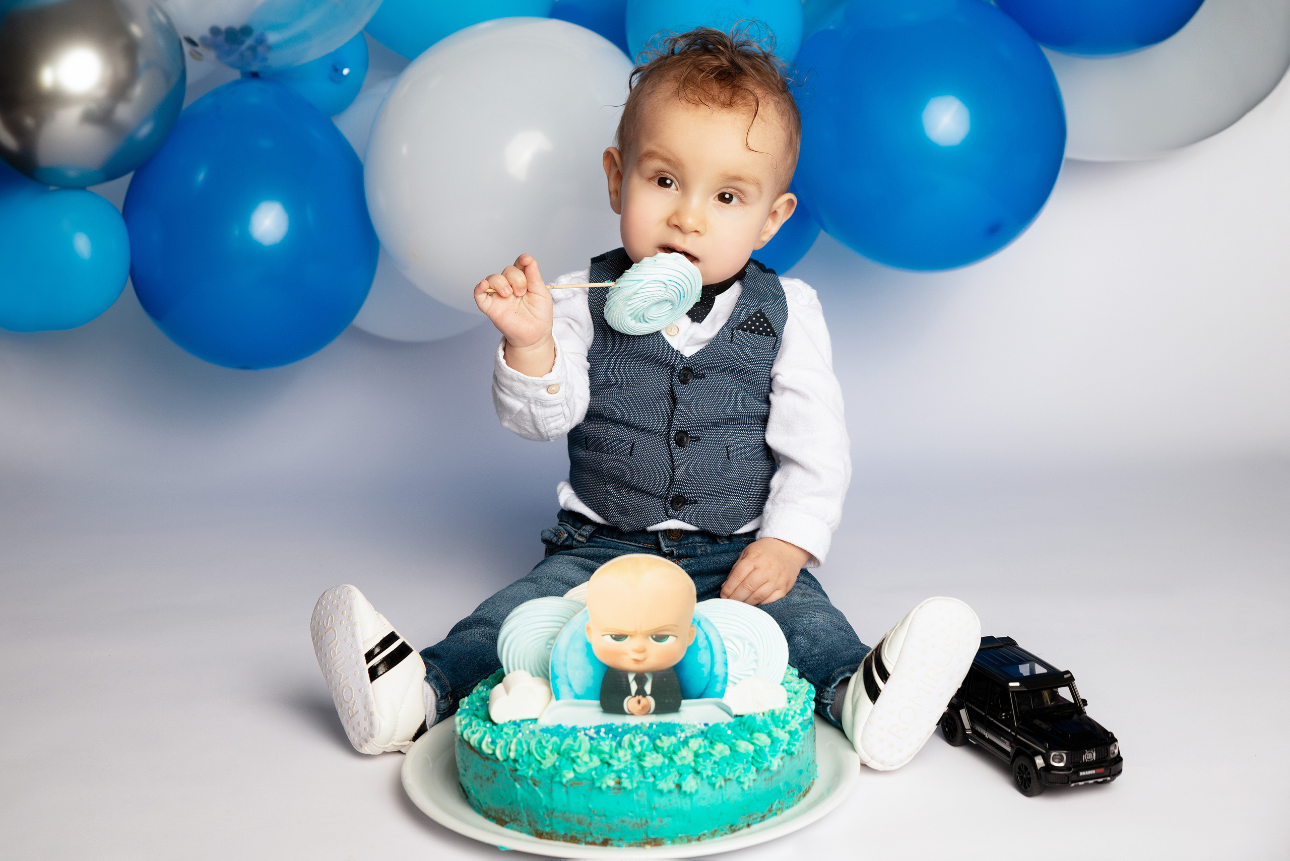 Erster Geburtstag „Cake Smash“. Maria Langlitz Photography