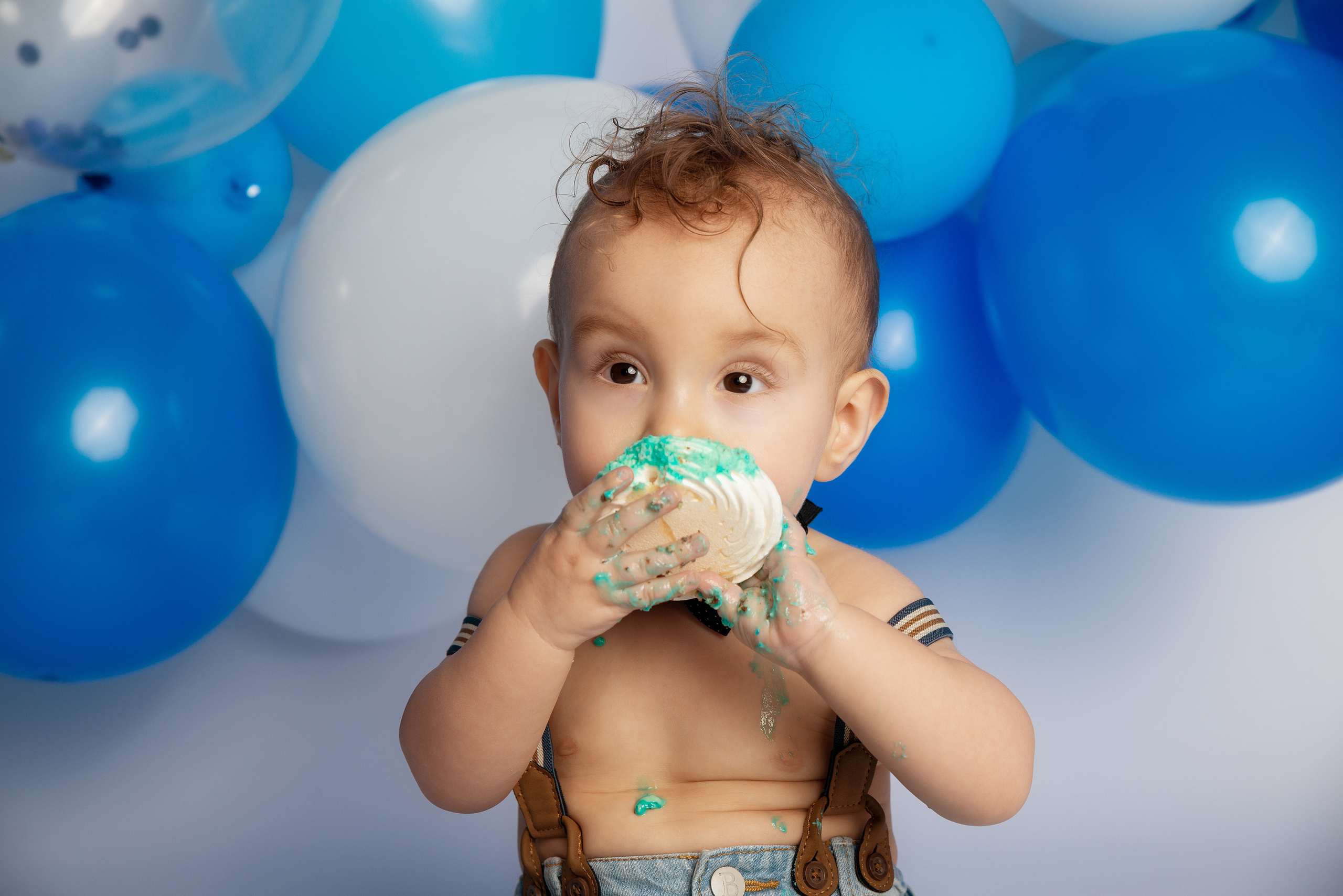 Erster Geburtstag „Cake Smash“. Maria Langlitz Photography