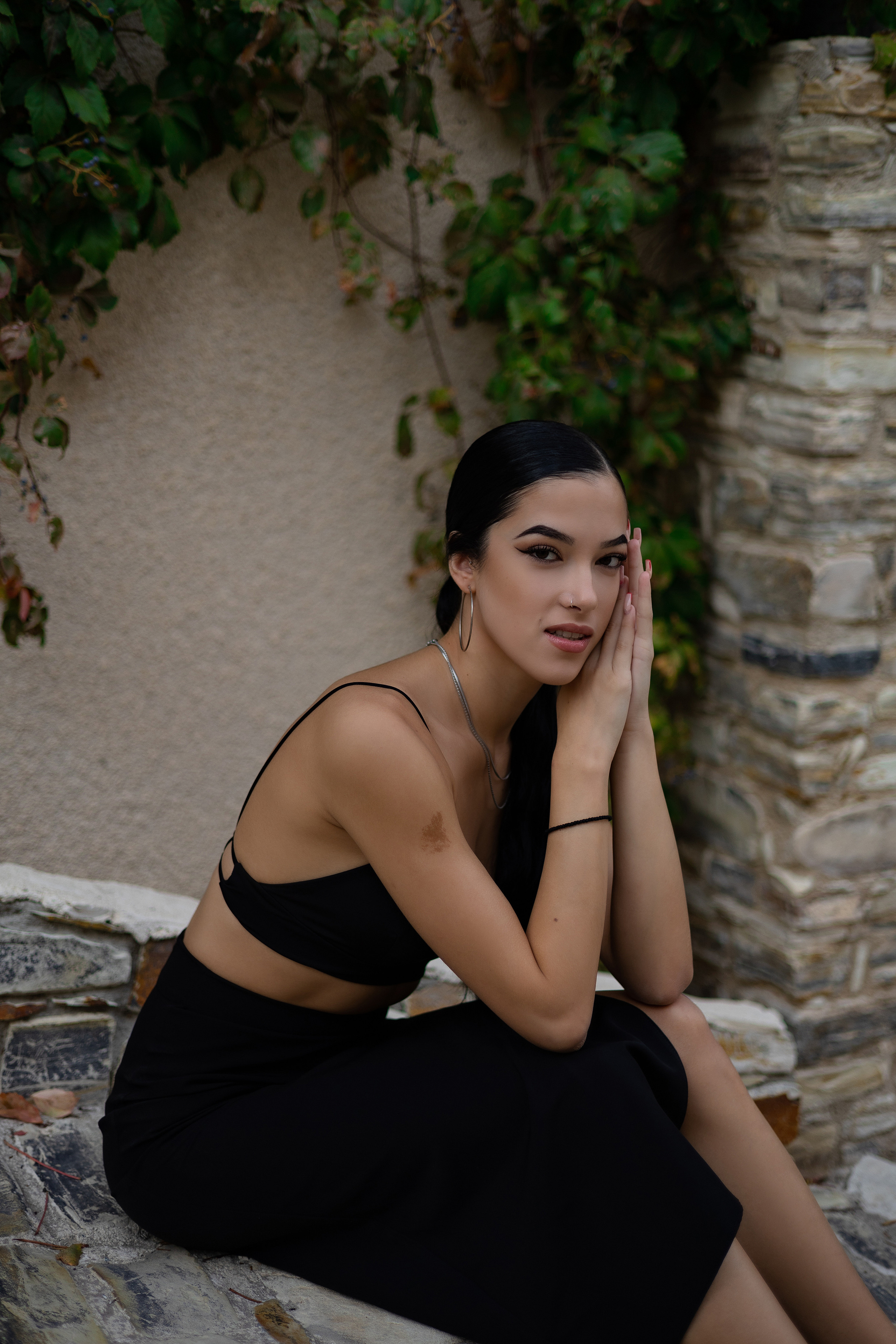 Shadows & Grace — Outdoor Portraits in Natural Light | Elegant, Minimal & Cinematic. Kristina Kozheltsova- Soulful Portrait&Lifestyle&Love Story Photographer in Leipzig, Germany