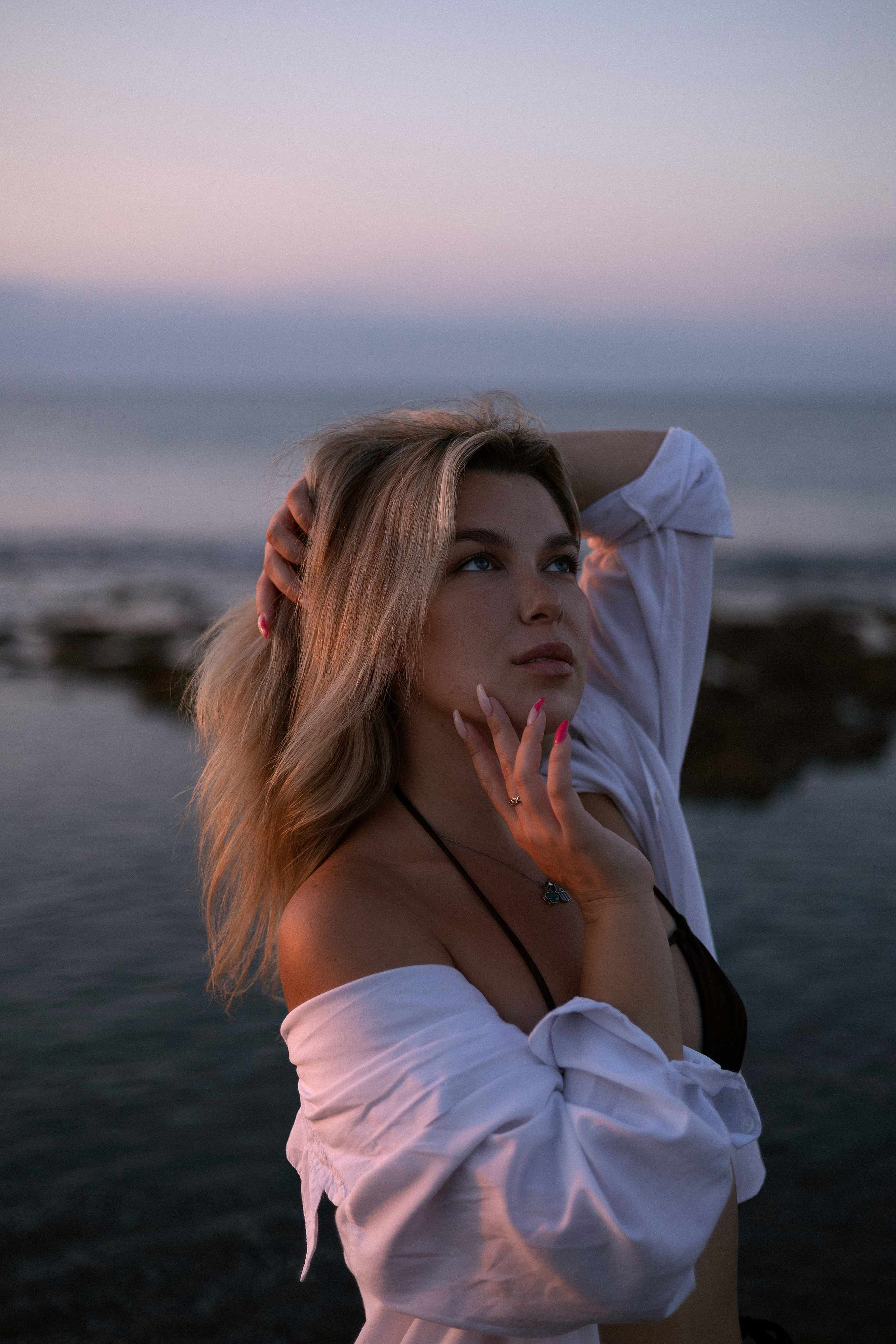 Golden Hour — Beach Portraits at Sunset | Confident, Warm & Cinematic. Kristina Kozheltsova- Soulful Portrait&Lifestyle&Love Story Photographer in Leipzig, Germany