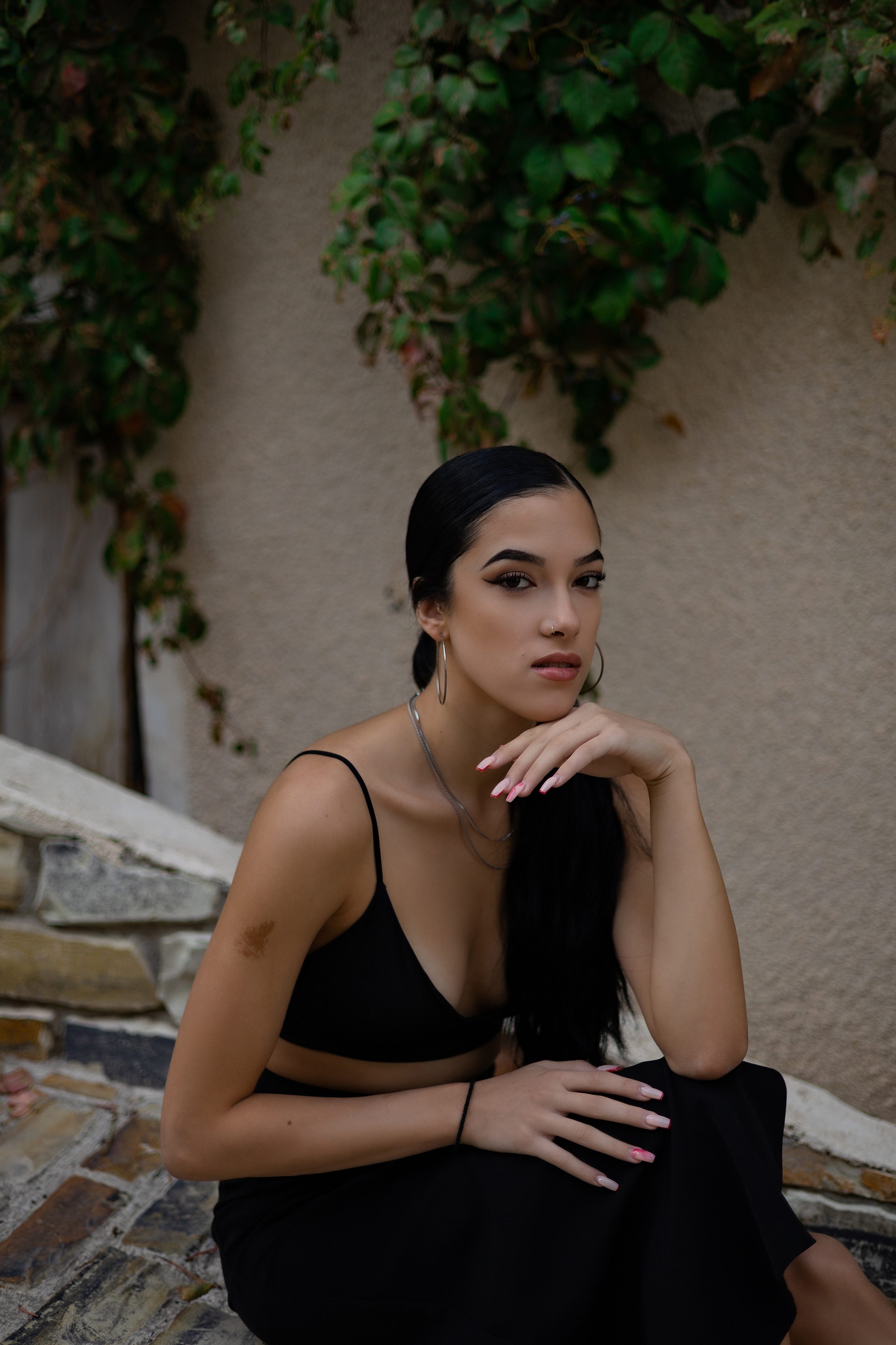 Shadows & Grace — Outdoor Portraits in Natural Light | Elegant, Minimal & Cinematic. Kristina Kozheltsova- Soulful Portrait&Lifestyle&Love Story Photographer in Leipzig, Germany