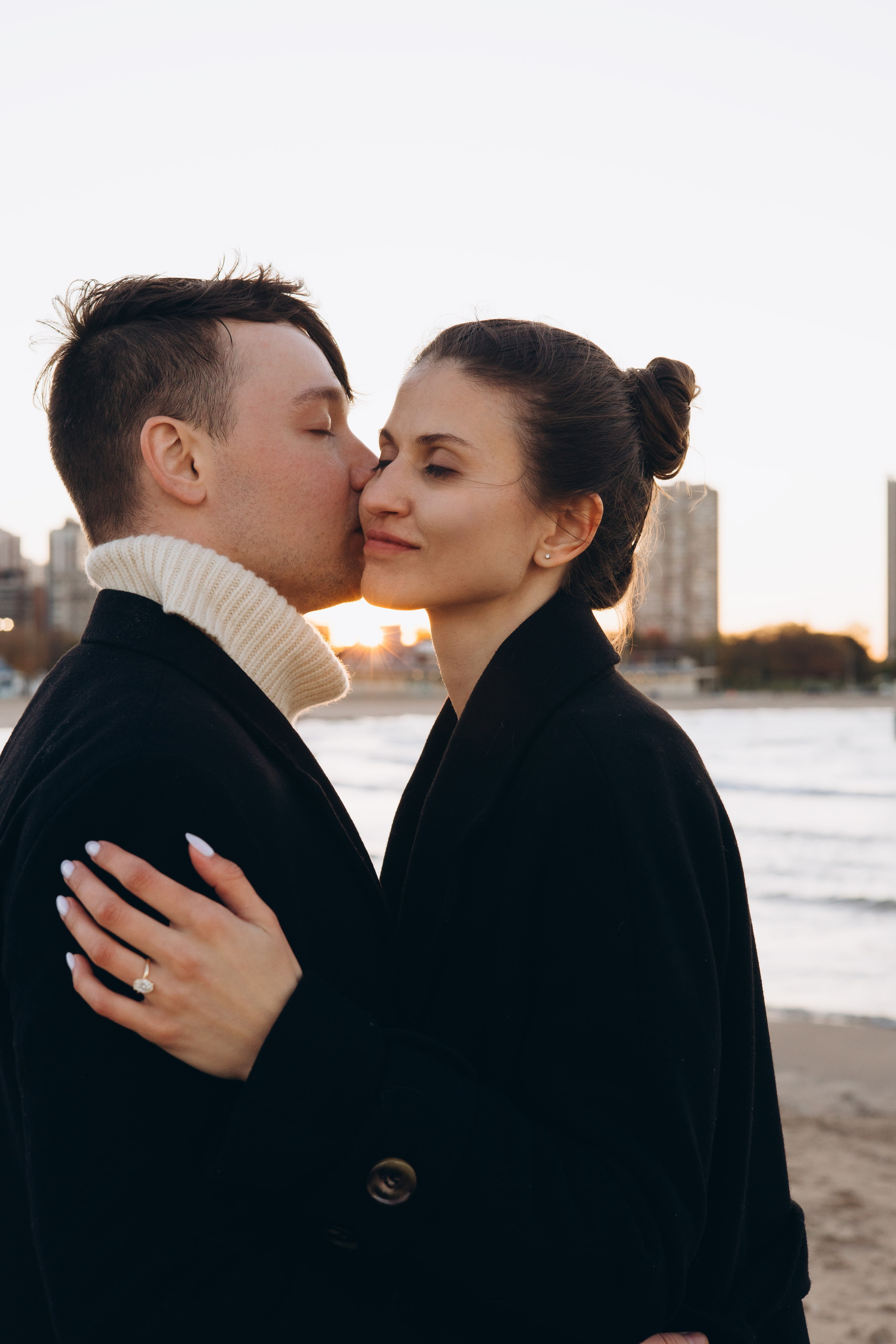 North Lake Shore Proposal — Chicago Photographer — Margarita Chudinova