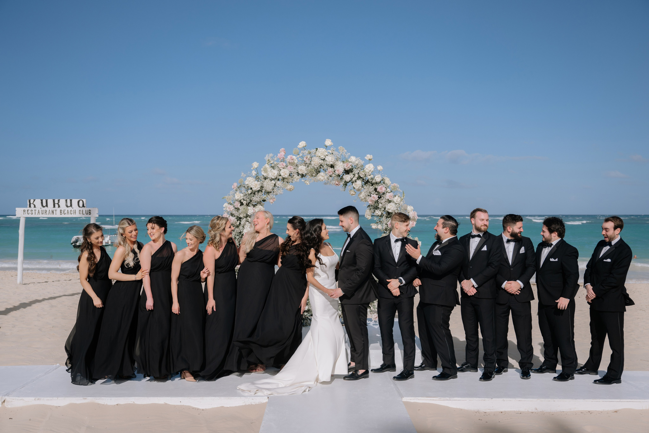 Vyvy & Evan’s Dream Wedding at Kukua Beach Club — Punta Cana Venue
