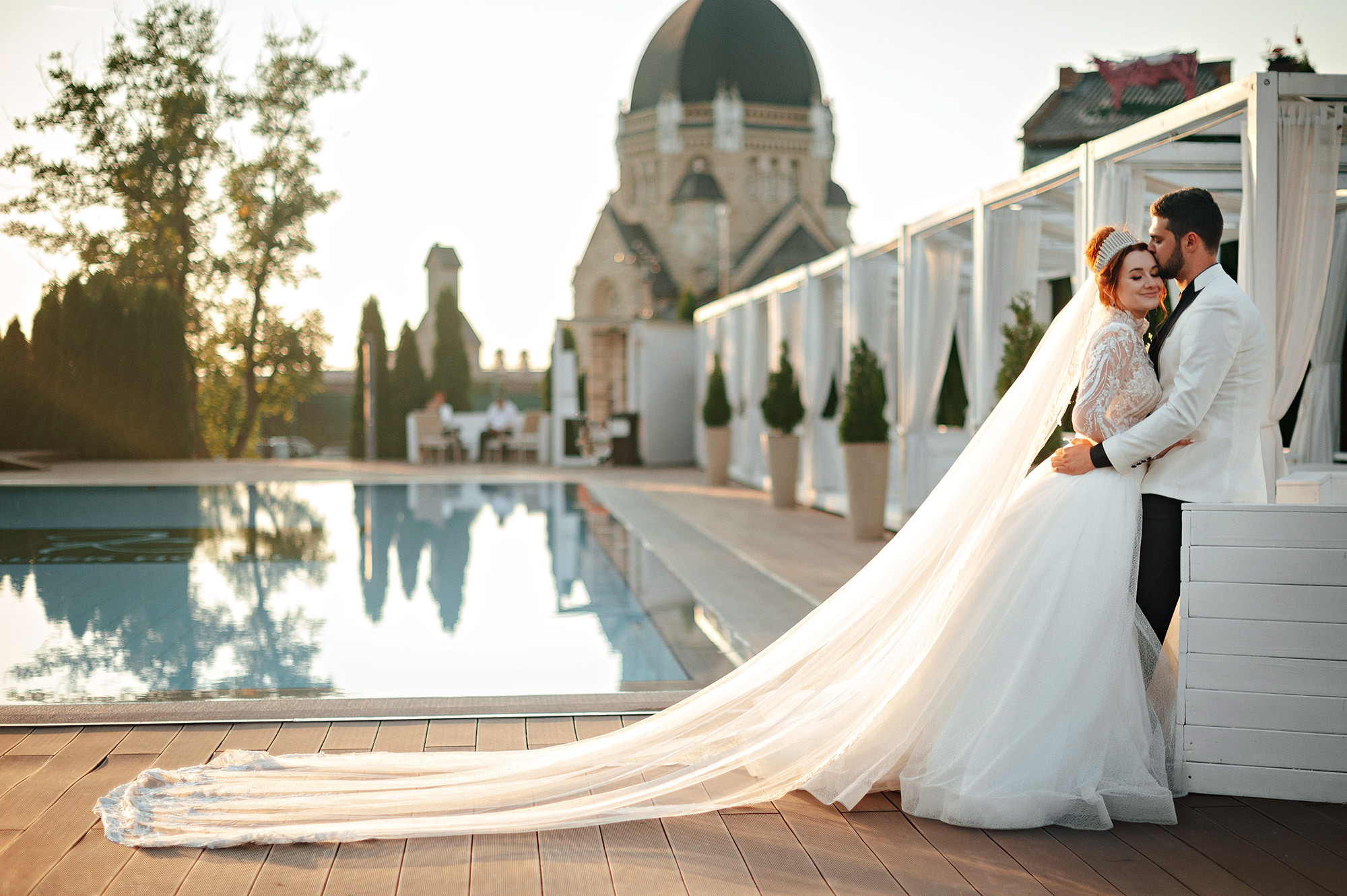 Märchenhafte Hochzeitsfotografie im Schlosshotel