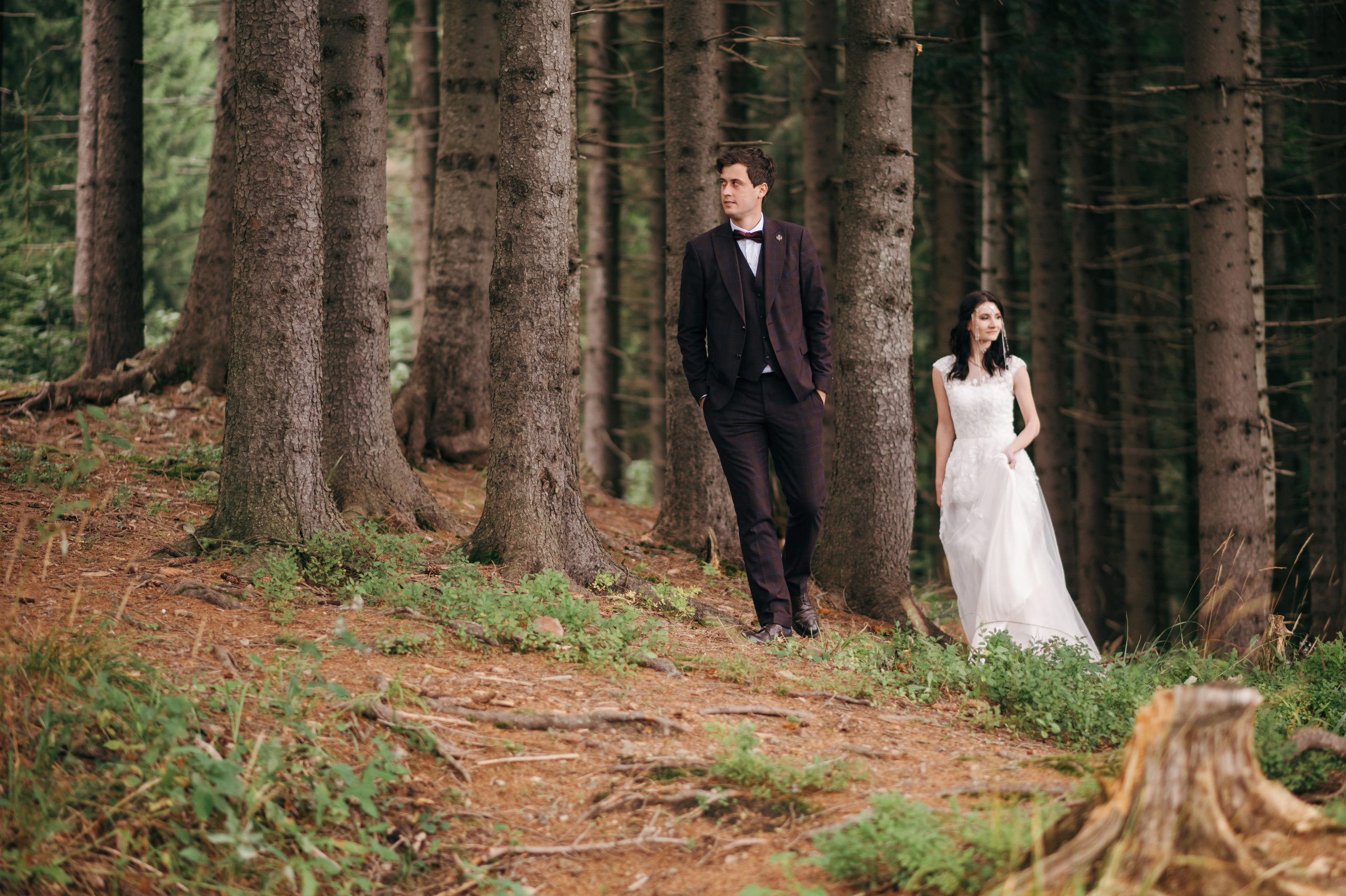 Hochzeit in den Ukrainischen Karpaten - Dragobrat