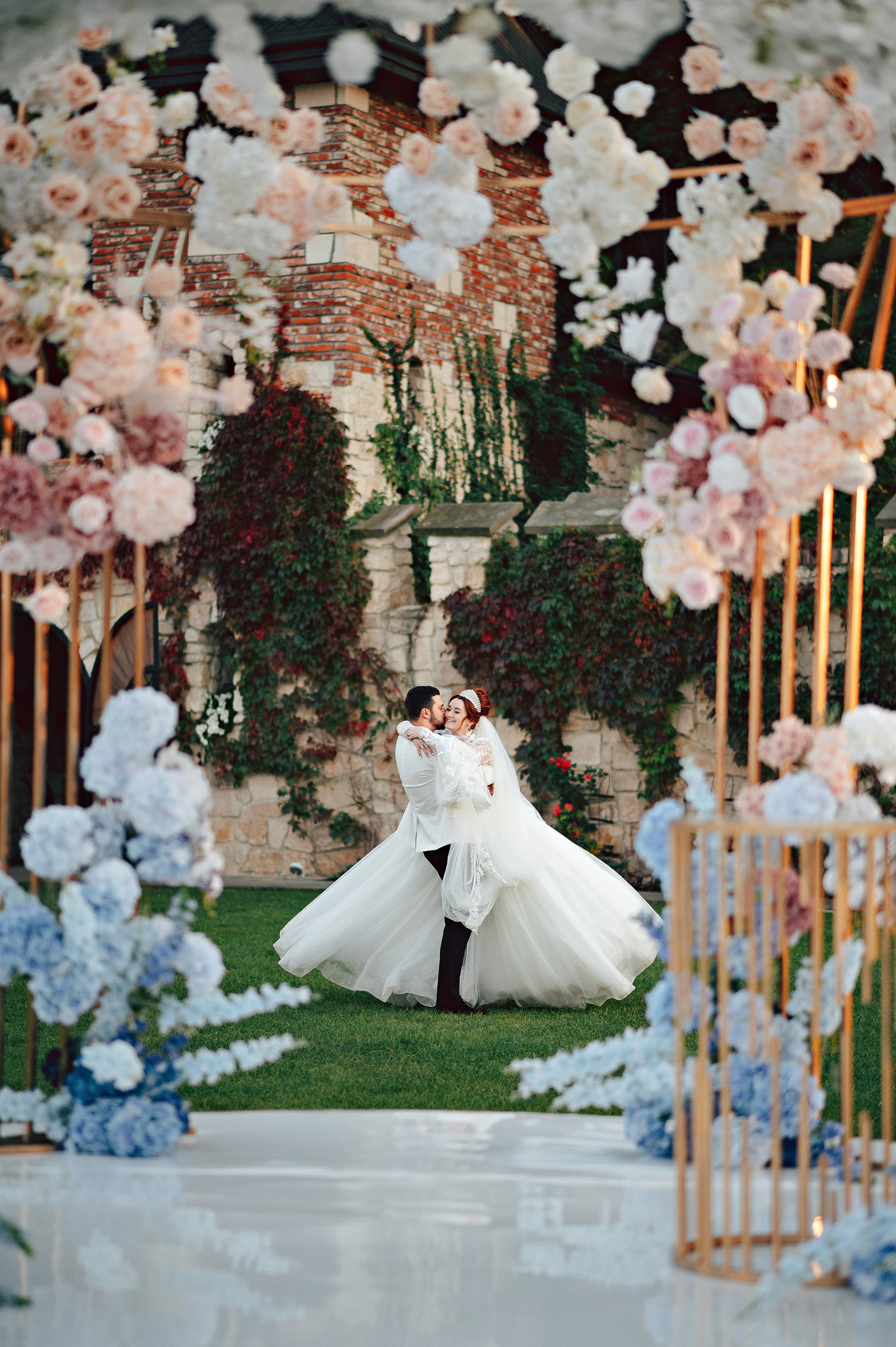 Märchenhafte Hochzeitsfotografie im Schlosshotel