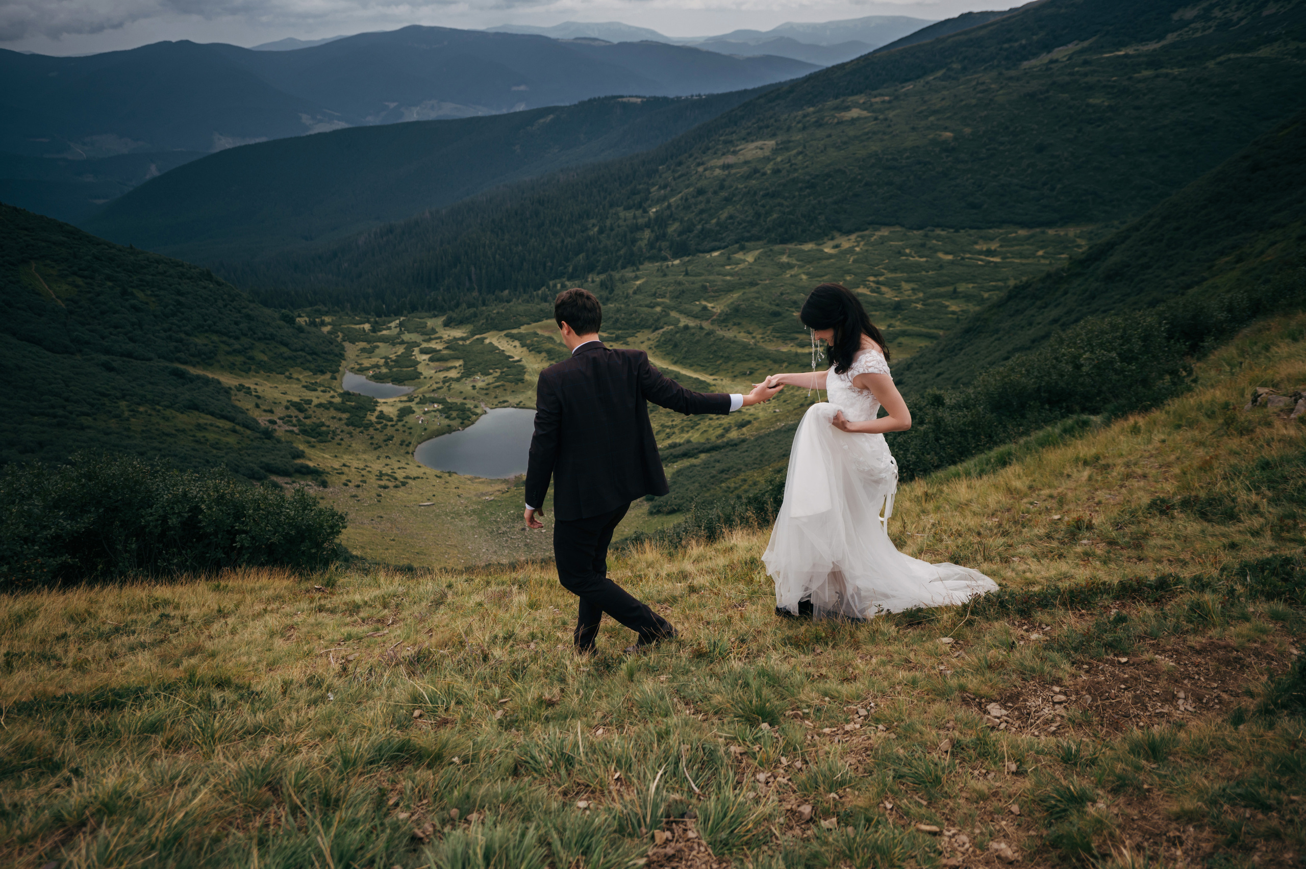 Hochzeit in den Ukrainischen Karpaten - Dragobrat