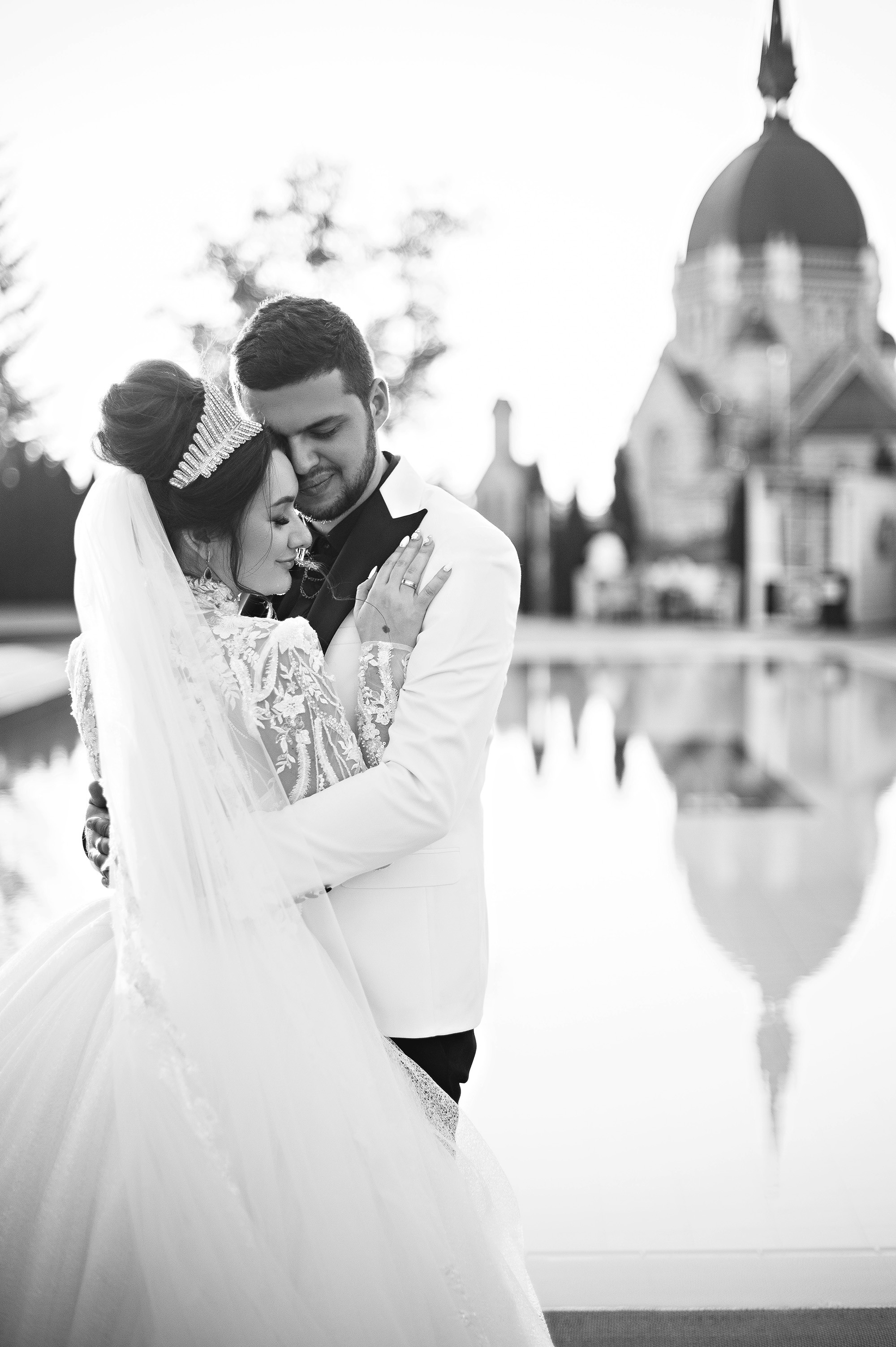 Märchenhafte Hochzeitsfotografie im Schlosshotel