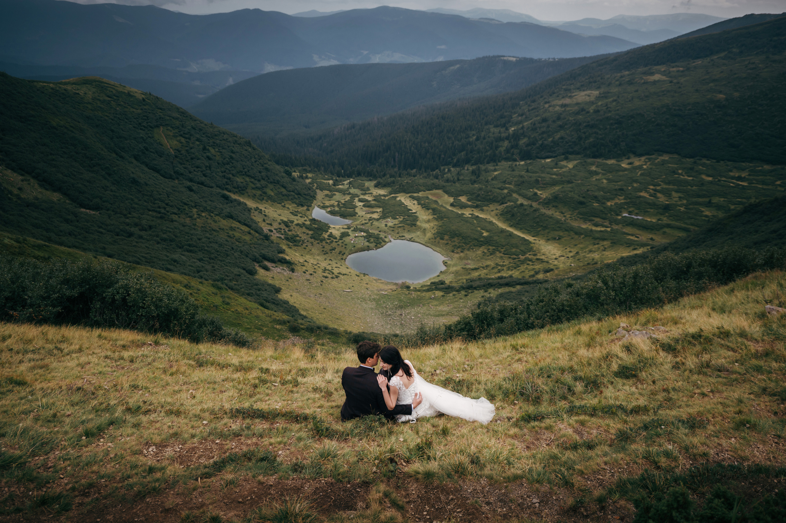 Hochzeit in den Ukrainischen Karpaten - Dragobrat