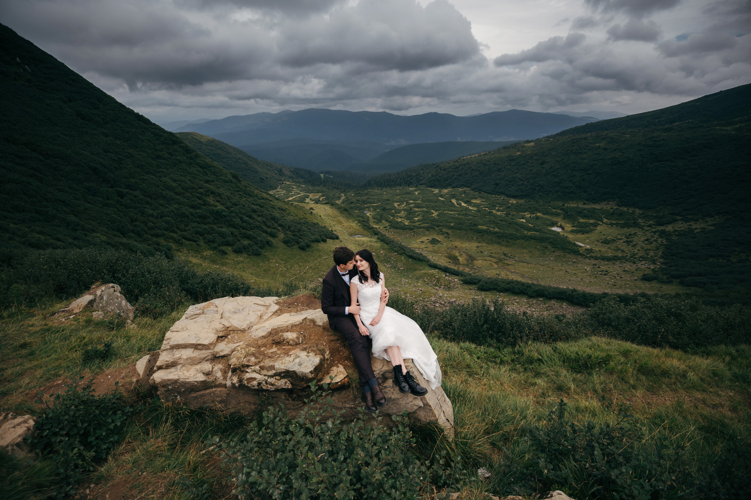 Hochzeit in den Ukrainischen Karpaten - Dragobrat