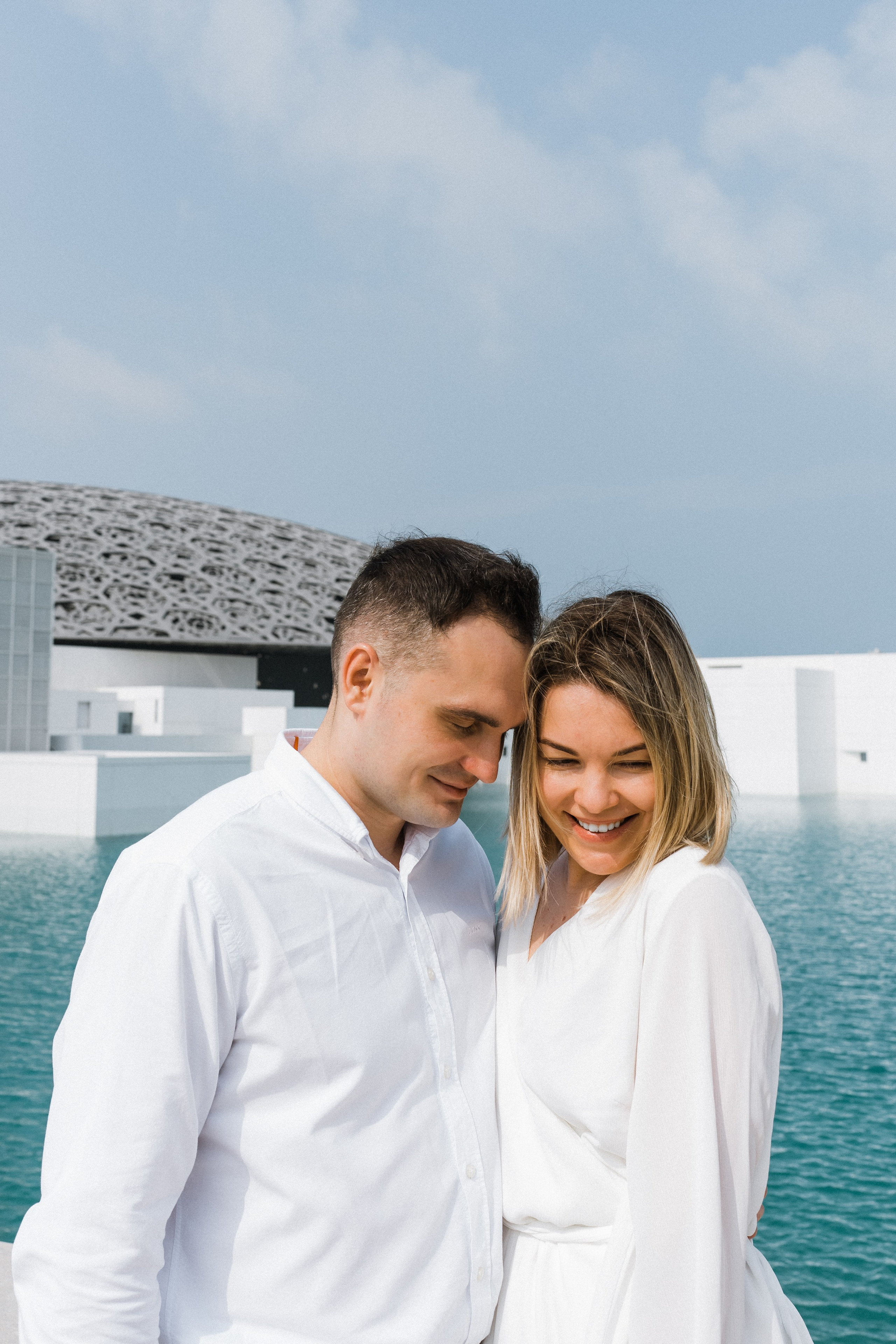 Louvre Dima, Dasha and Artemy. Professional Photographer Abu Dhabi, Dubai — Yulia Ismoilova | 2025