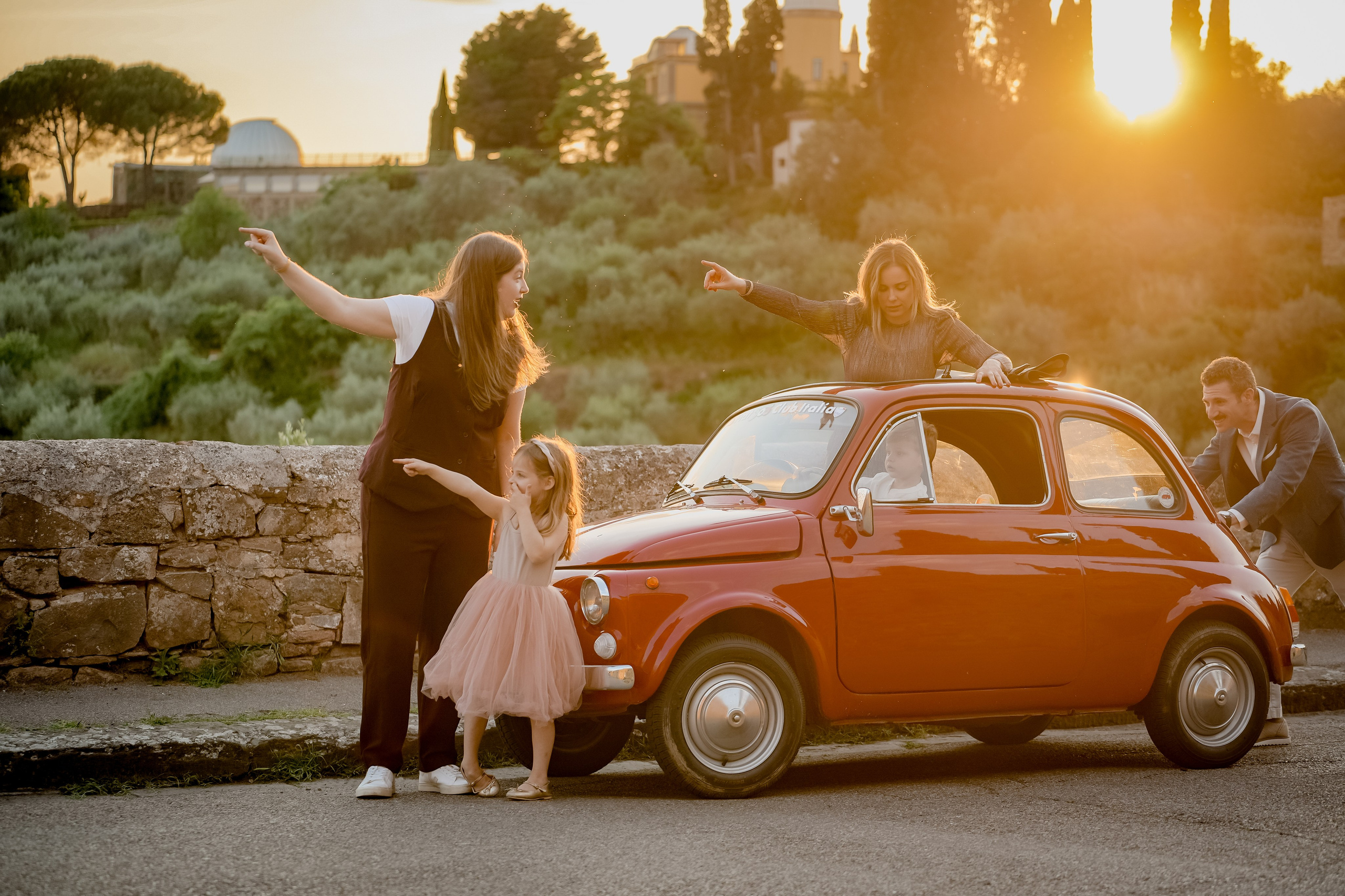 Jessica & Family. Wedding Photographer in Italy