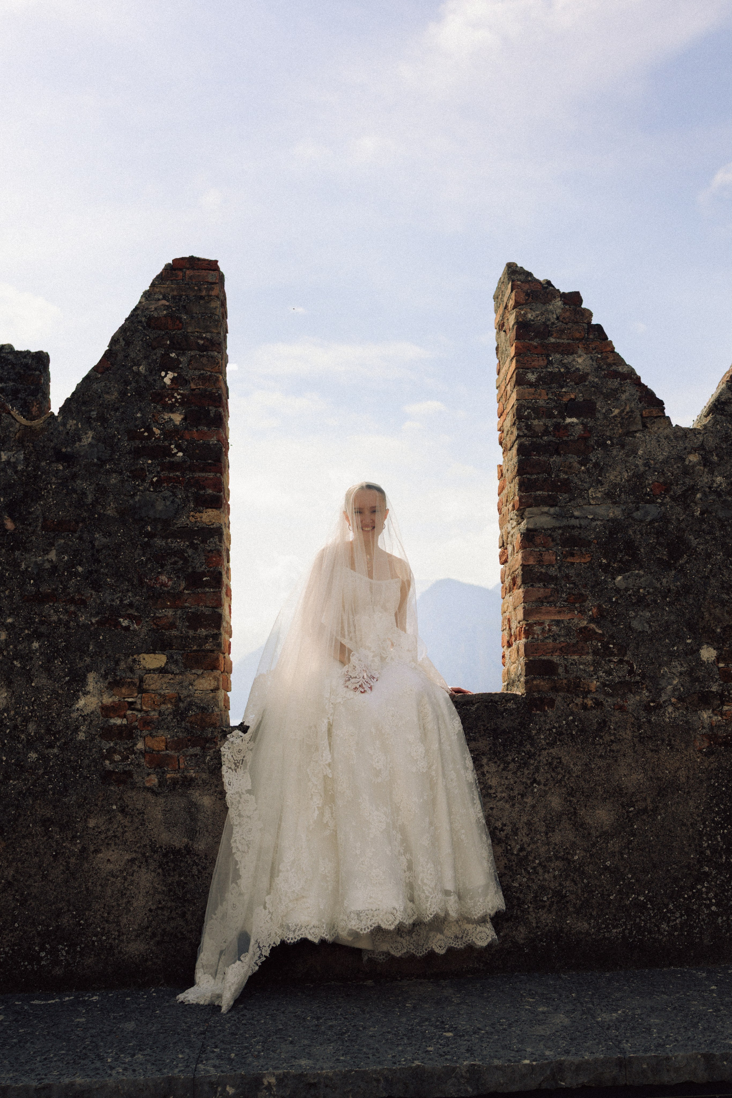 Italian wedding photography at Castello Scaligero Malcesine 