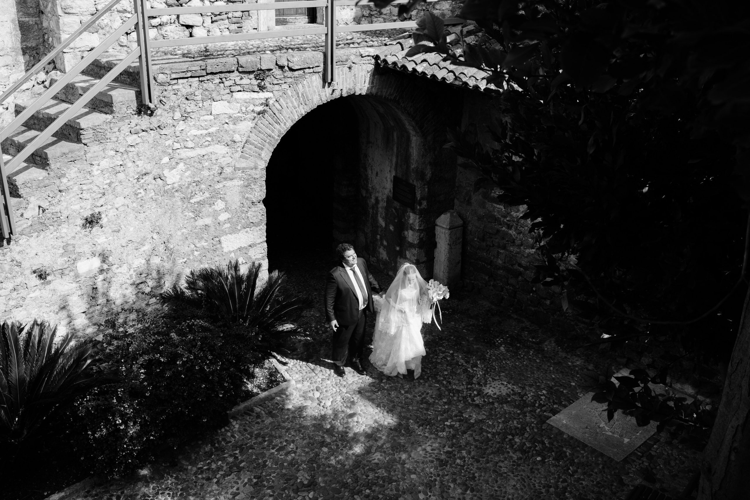 Romantic wedding in Malcesine Italy