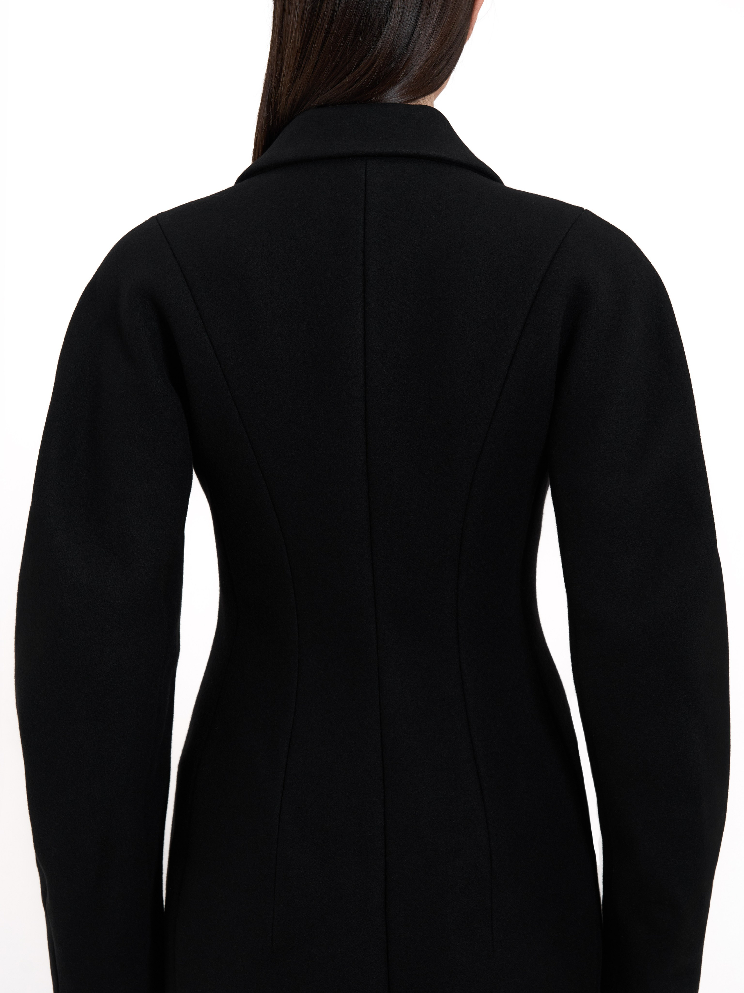 Jacquemus Curvo Coat/Catalog. Alisha Geva | Photographer in Dubai