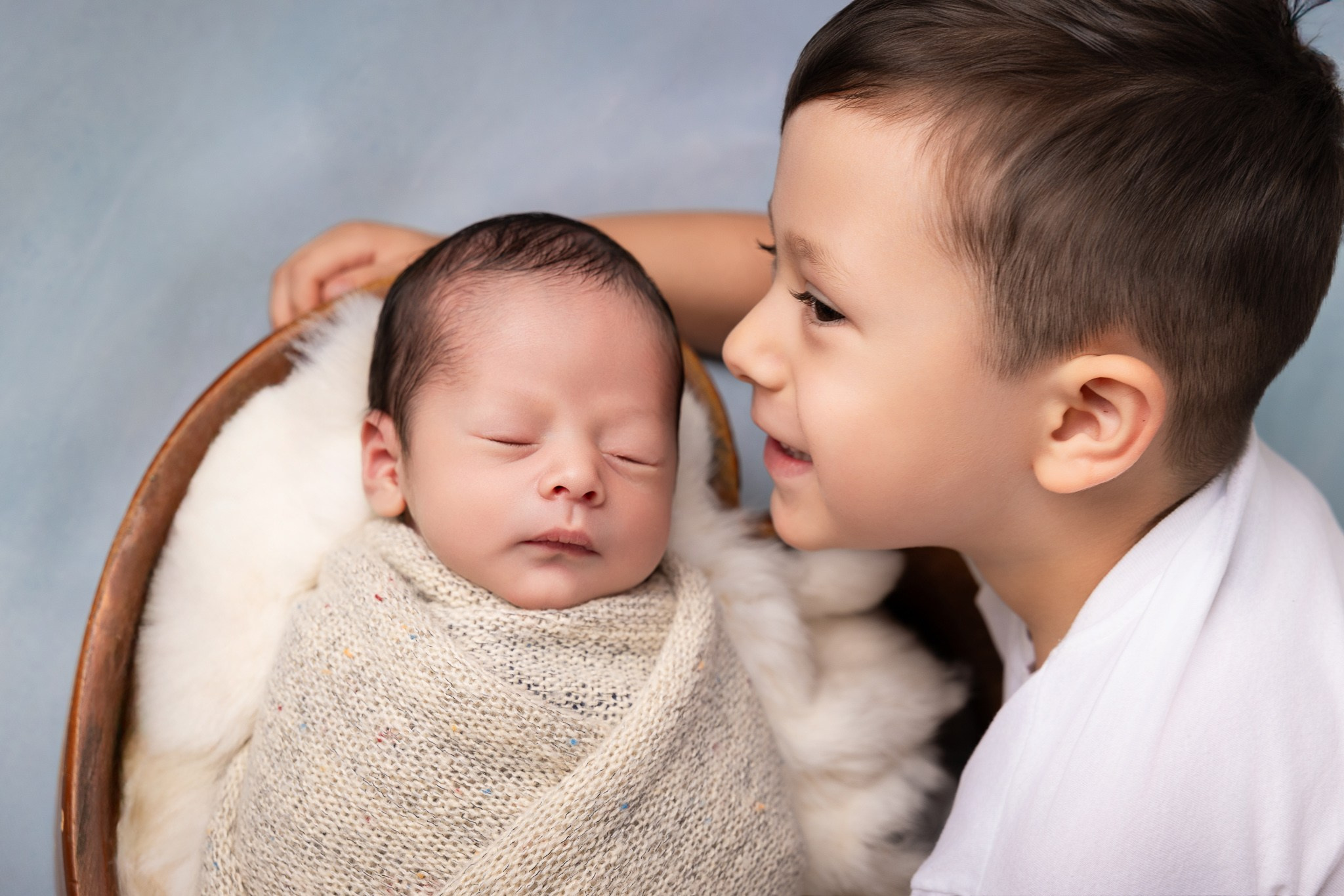 Angel Newborn Photoshoot. Professional family, maternity & newborn photographer in North Charleston, SC, creating timeless portraits