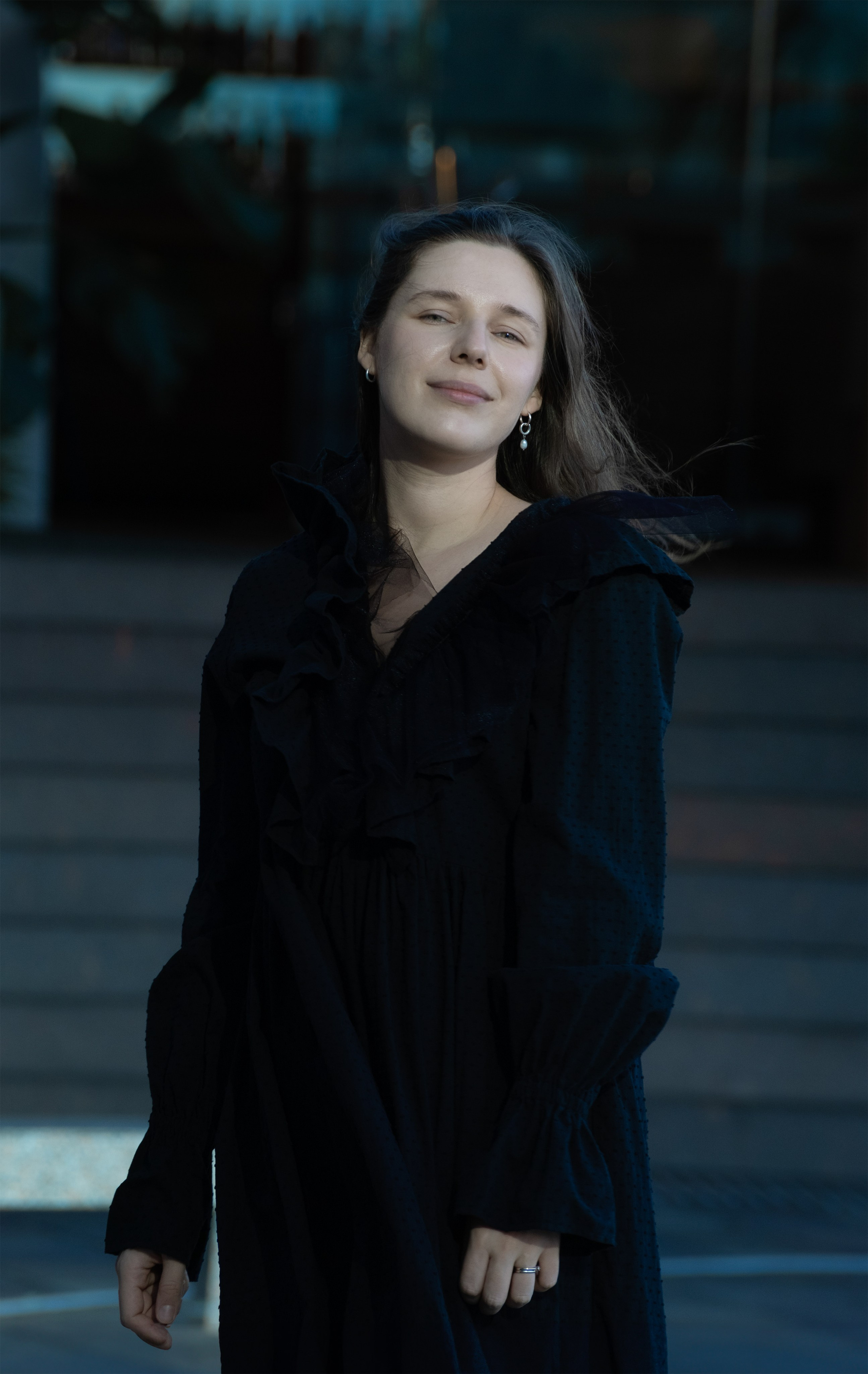 Relaxed lifestyle photoshoot in Brisbane streets, candid photography.