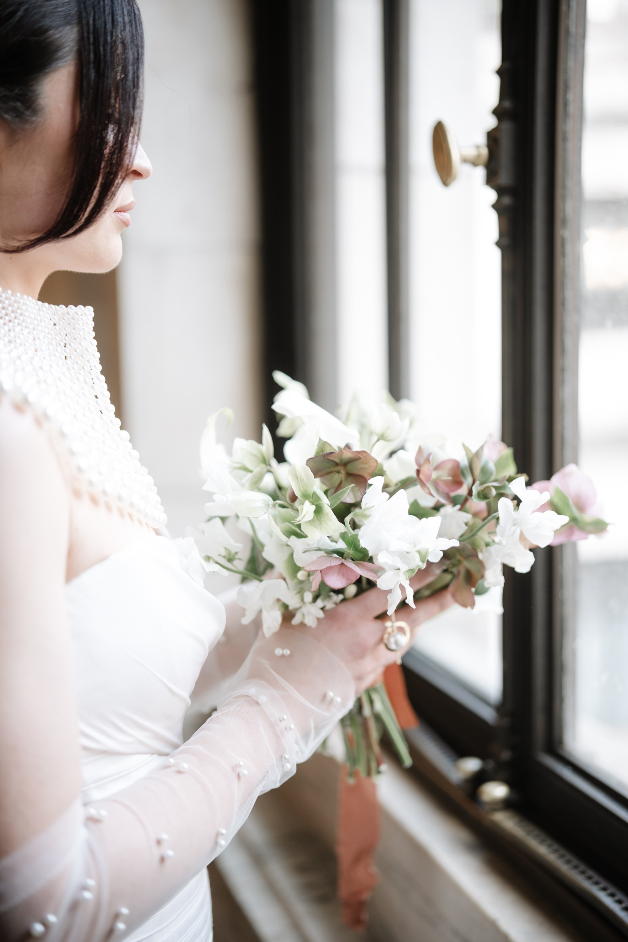 Lily as a bride. Portrait and wedding photographer in New York
