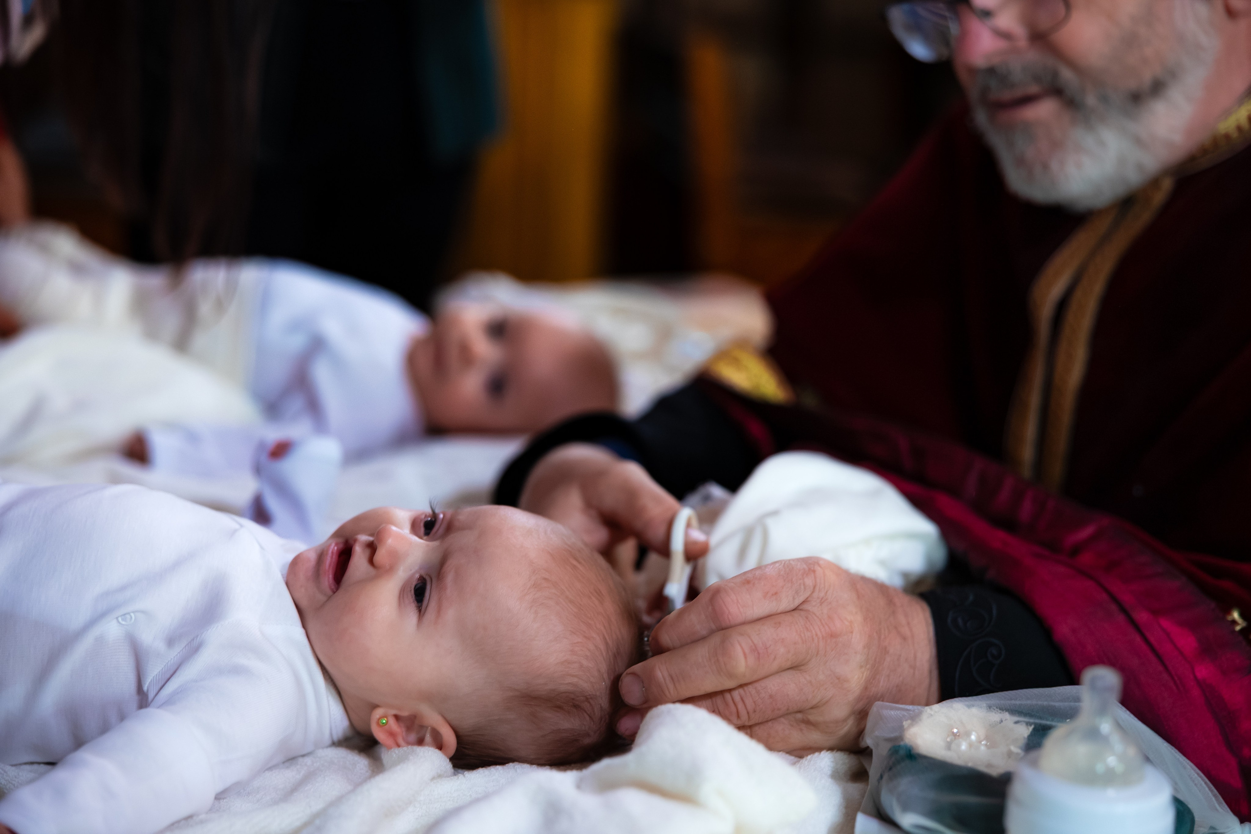 Botez Natalia si Carolina. Ionut Brehuescu — Fotograf