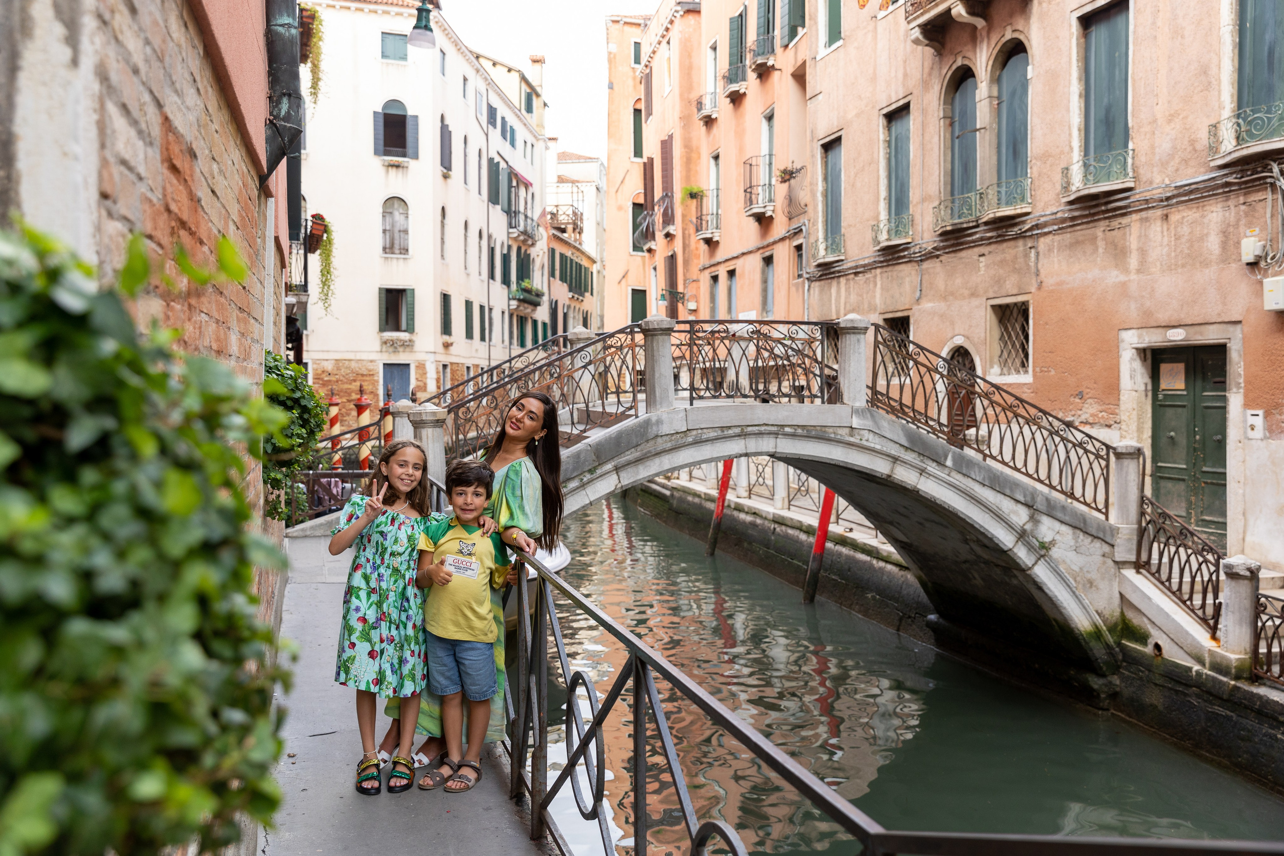 Fidan with childrens