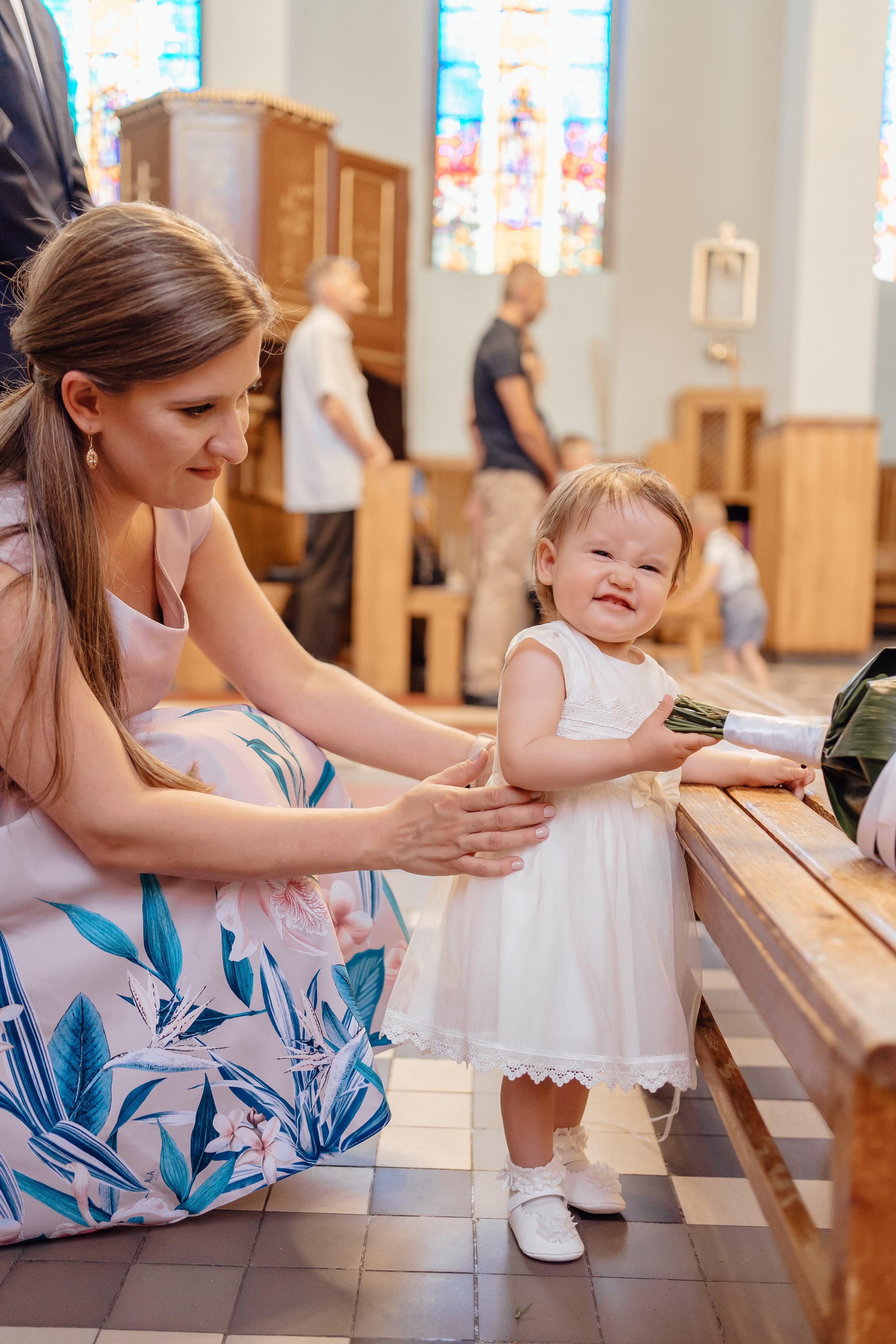 Chrzest Święty Natalii. Fotograf Łódź - sesja ciążowa, noworodkowa, dziecięca. Studio w Łodzi