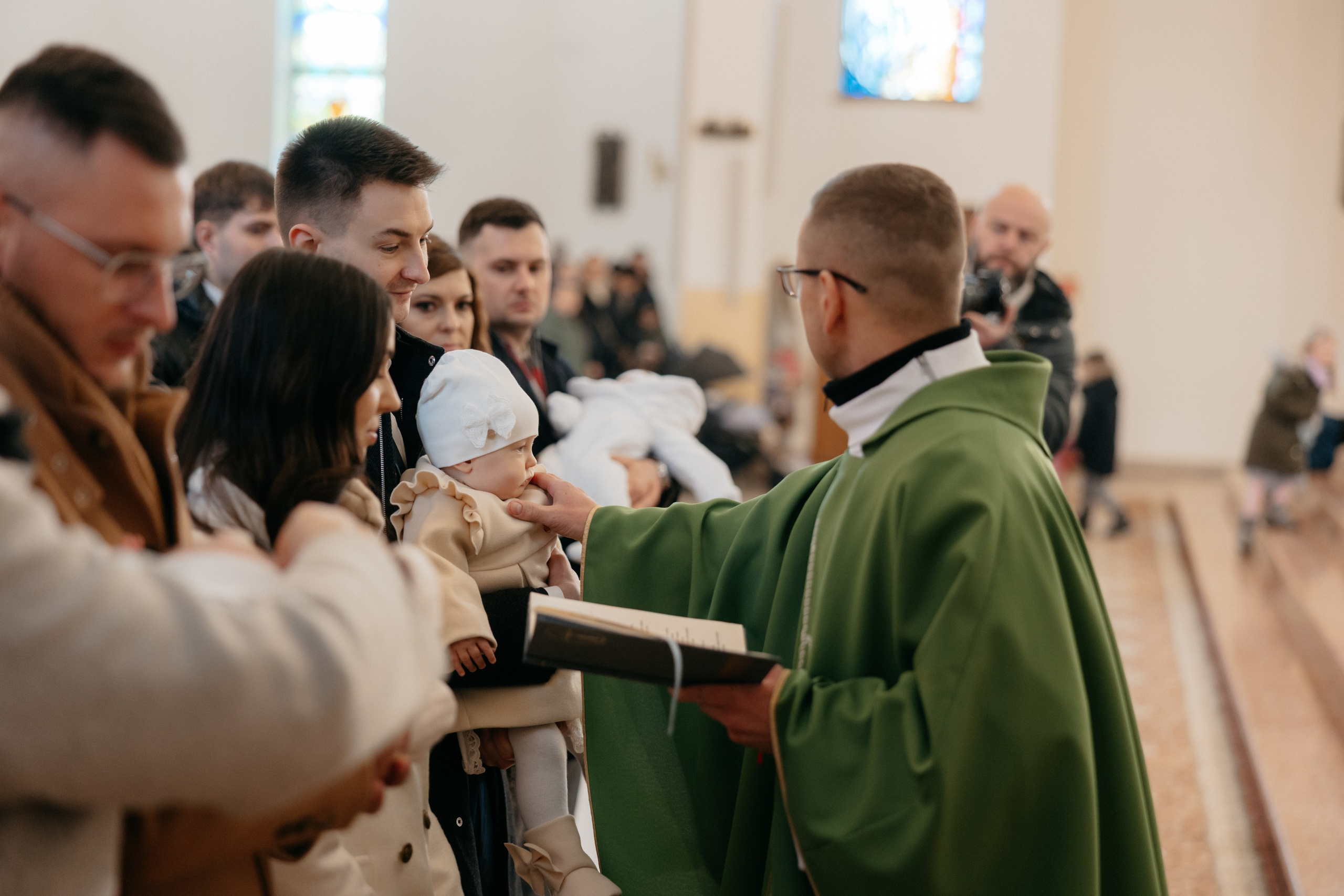 Chrzest Święty Amelki. Fotograf Siedlce