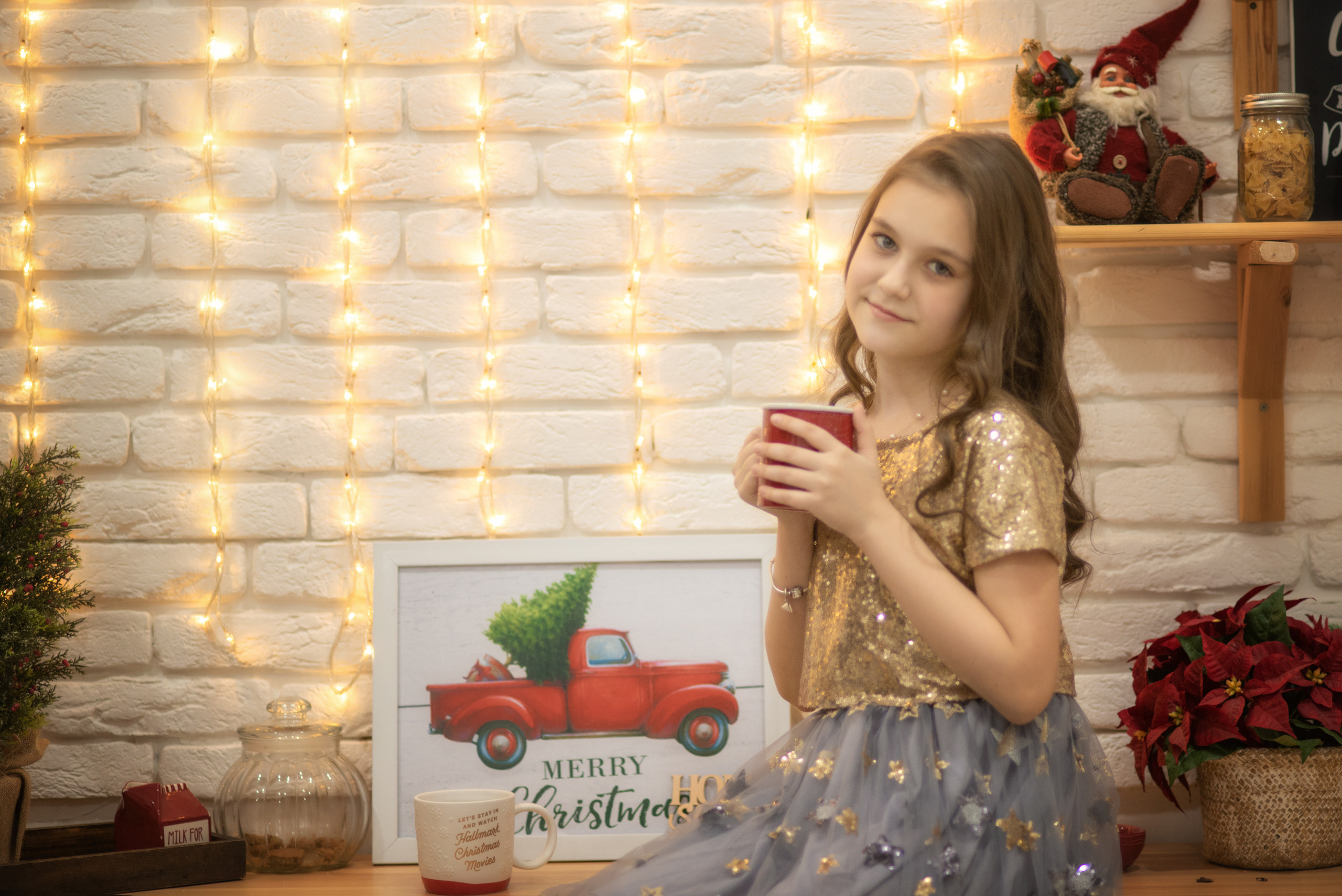 Теплая семейная новогодняя фотосессия. Семейный и детский фотограф в Ташкенте Луиза