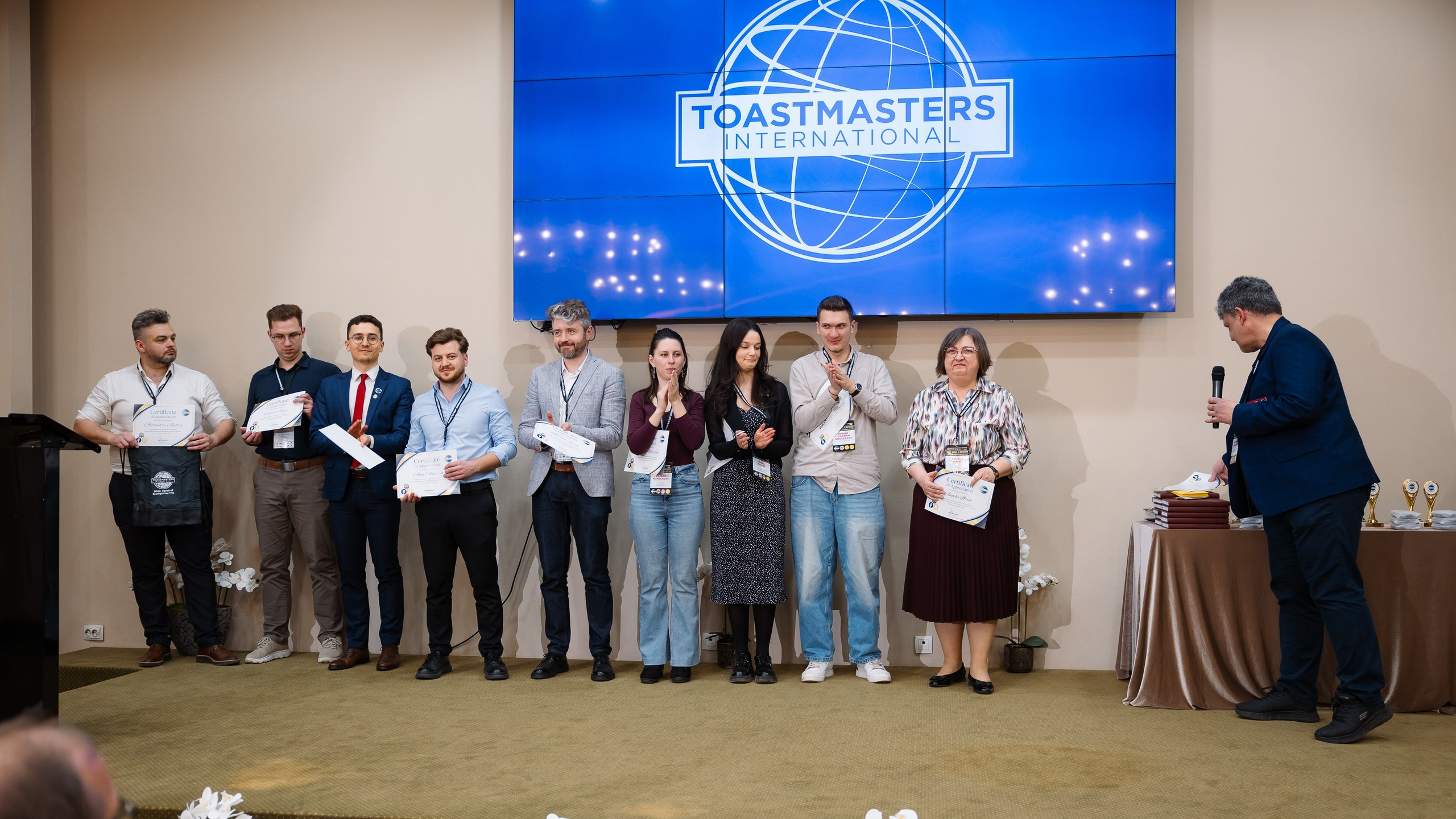 Toastmasters Conference. Marius Ciocan