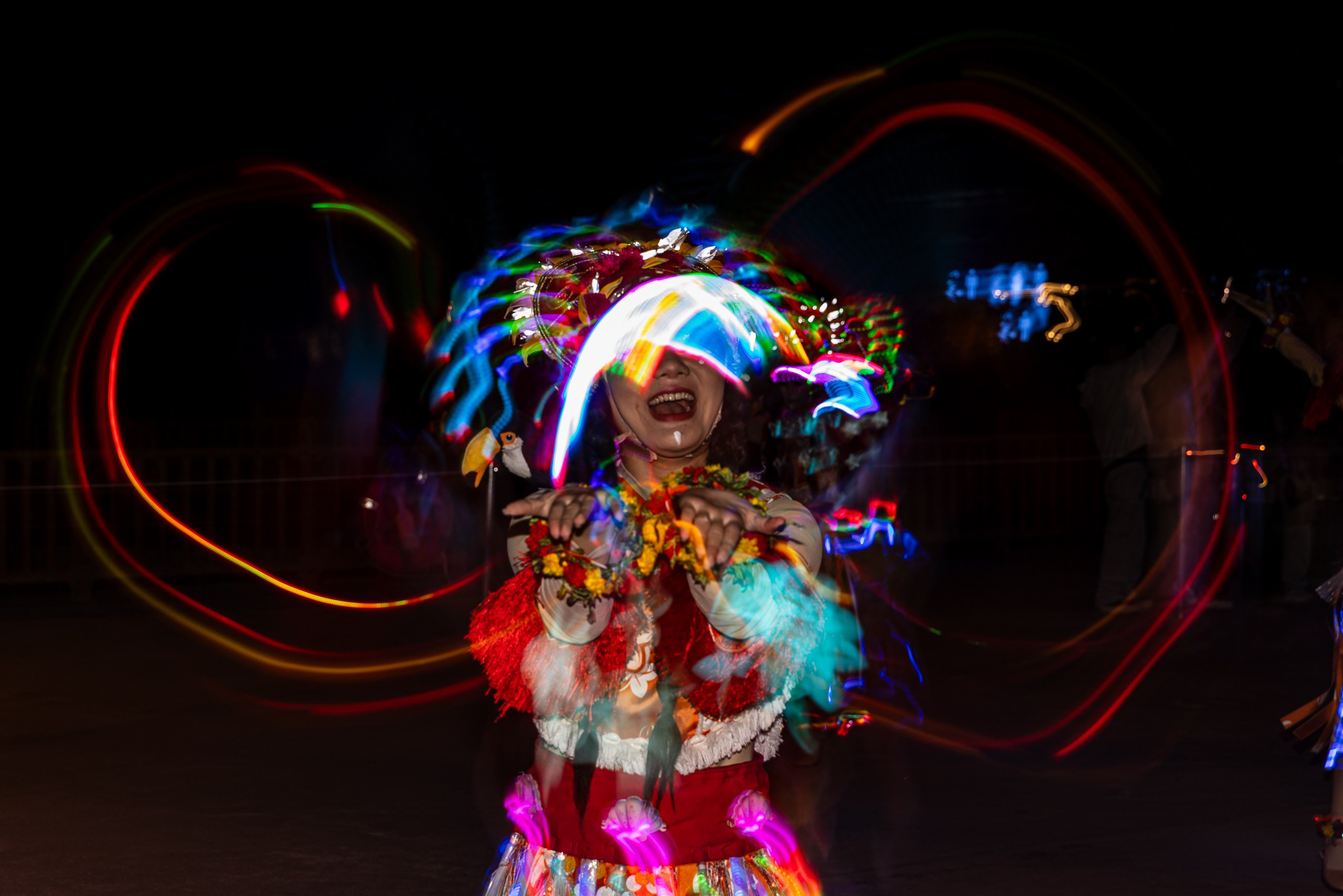 Ночной парад freezlight