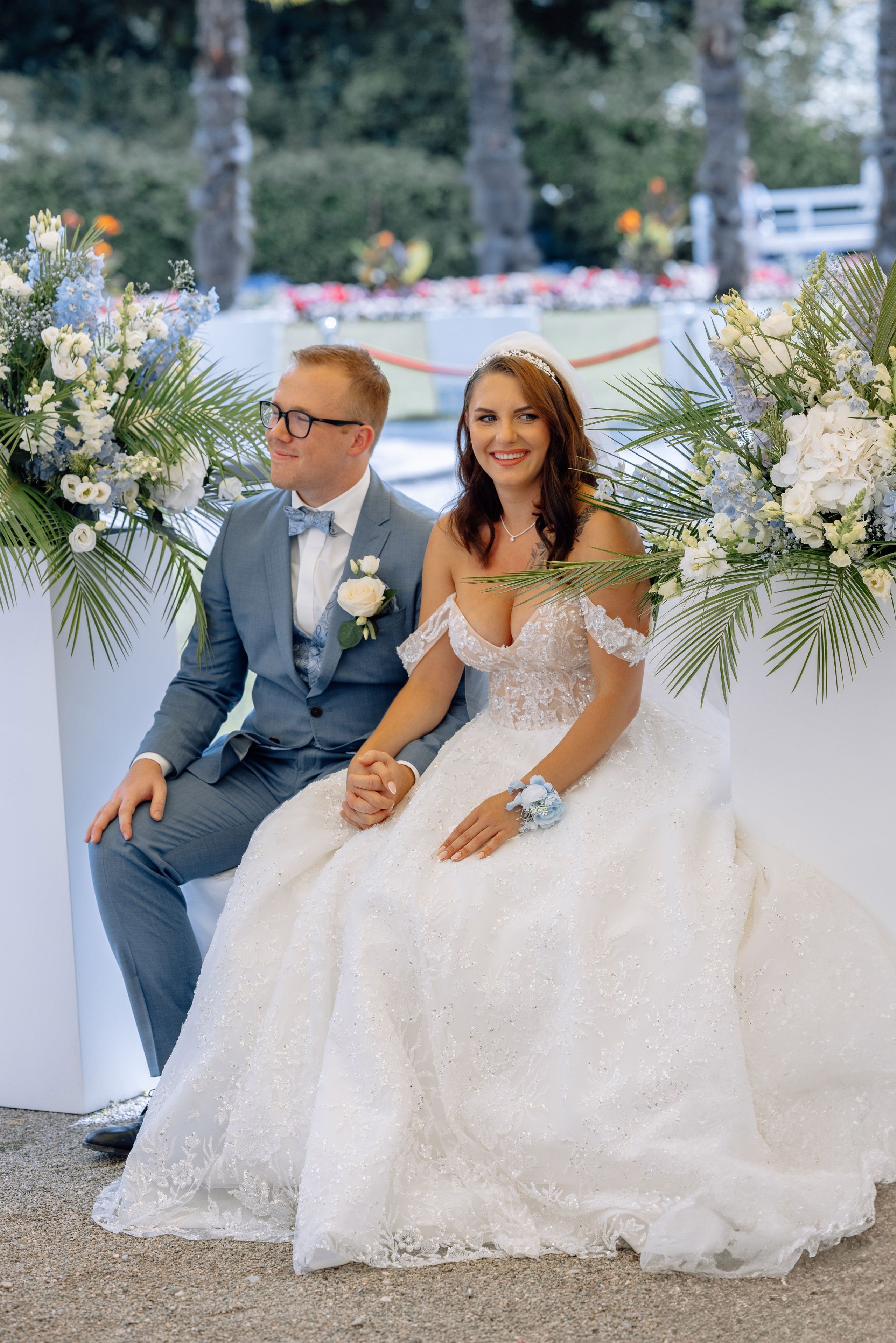 Hochzeit im Schlosscafé im Palmenhaus & Schloss Nymphenburg. Hochzeitsfotograf München Taufe Familienfotograf Tanja Mauke