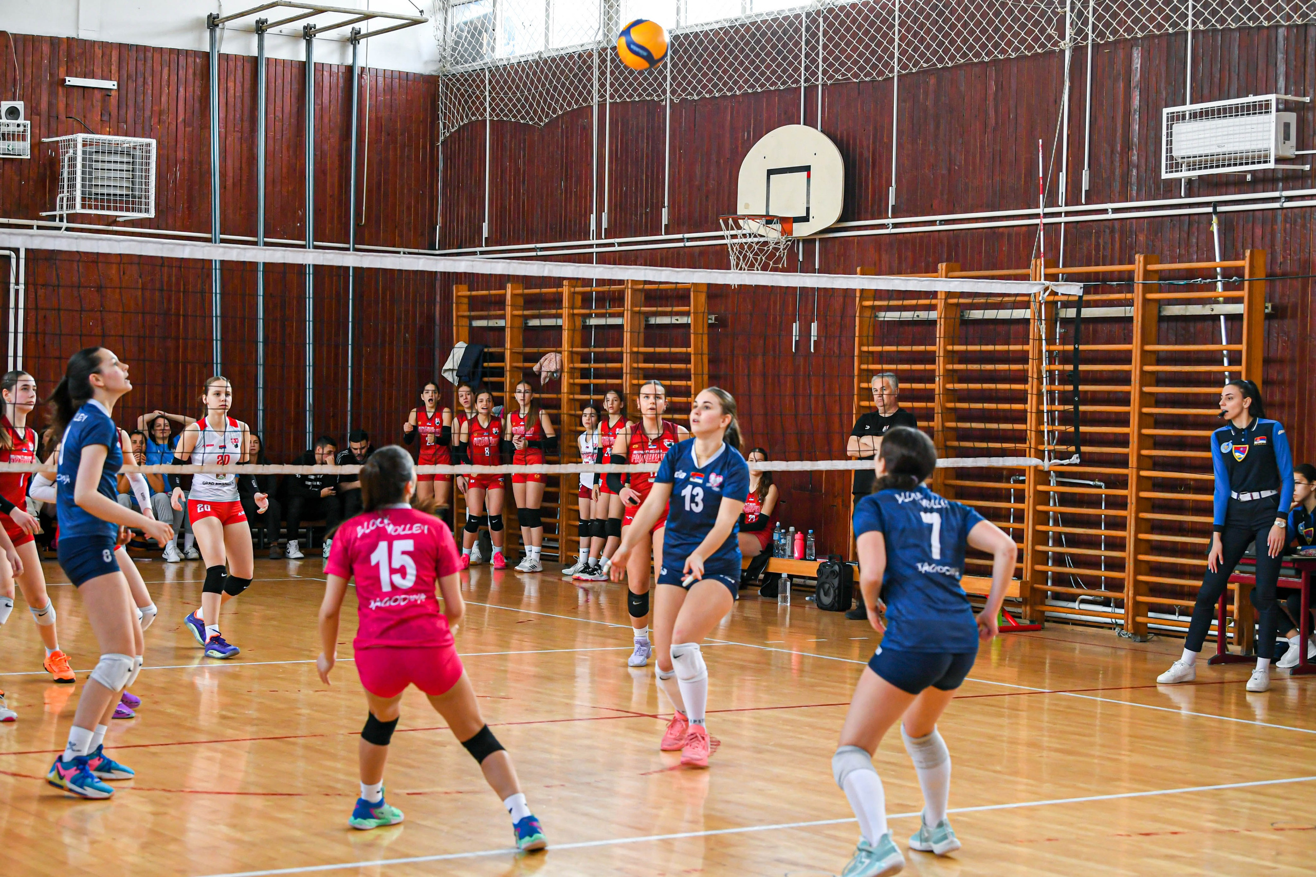 Odbojka 22.03.  Radnicki KG — BlockVolley JAG. Foto Simic Jagodina