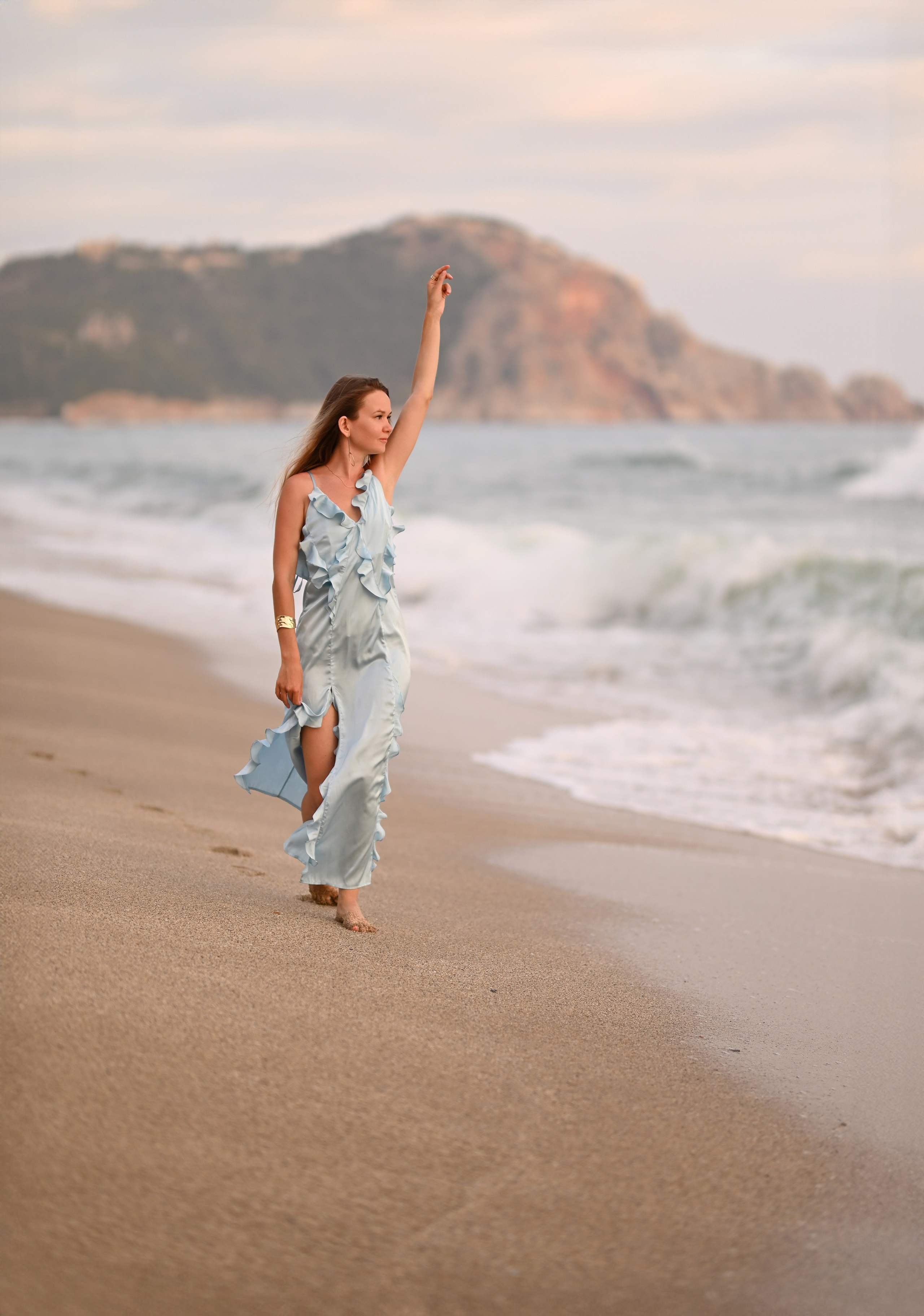 Индивидуальные съемки на пляже — Клеопатра. Photographer in Alanya, Side, Manavgat. Türkiye