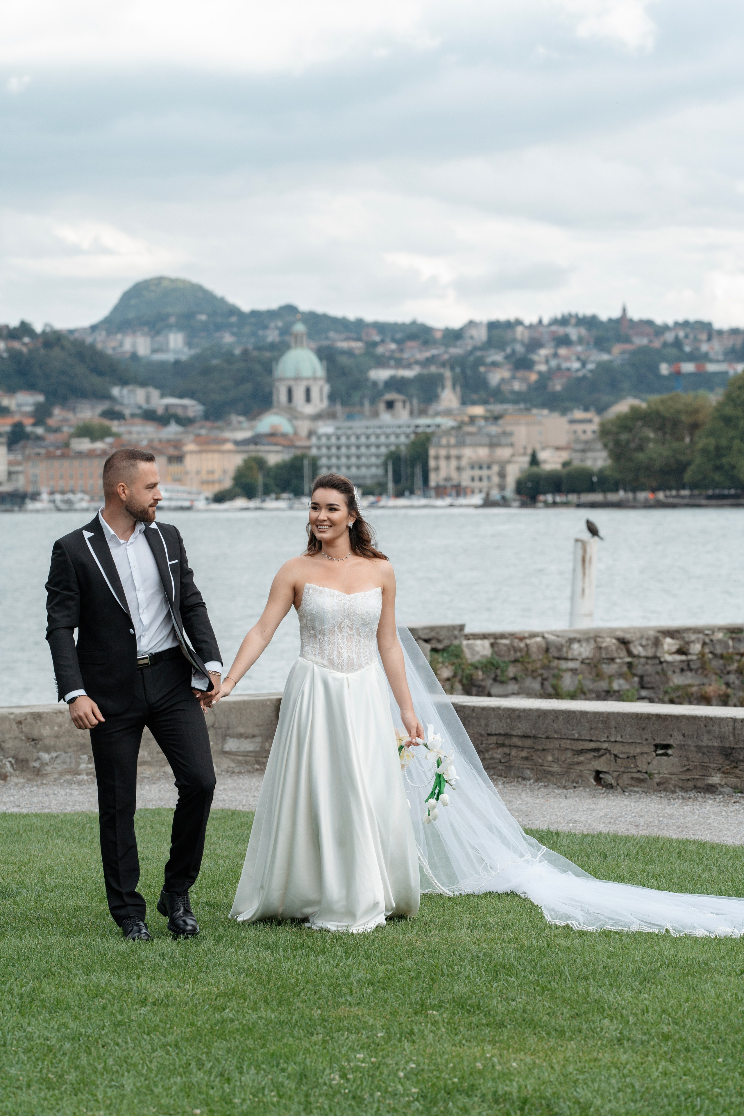 Edina & Vilson Lake Como. Fotografo matrimonio Lago di Como Ferrari Media Production