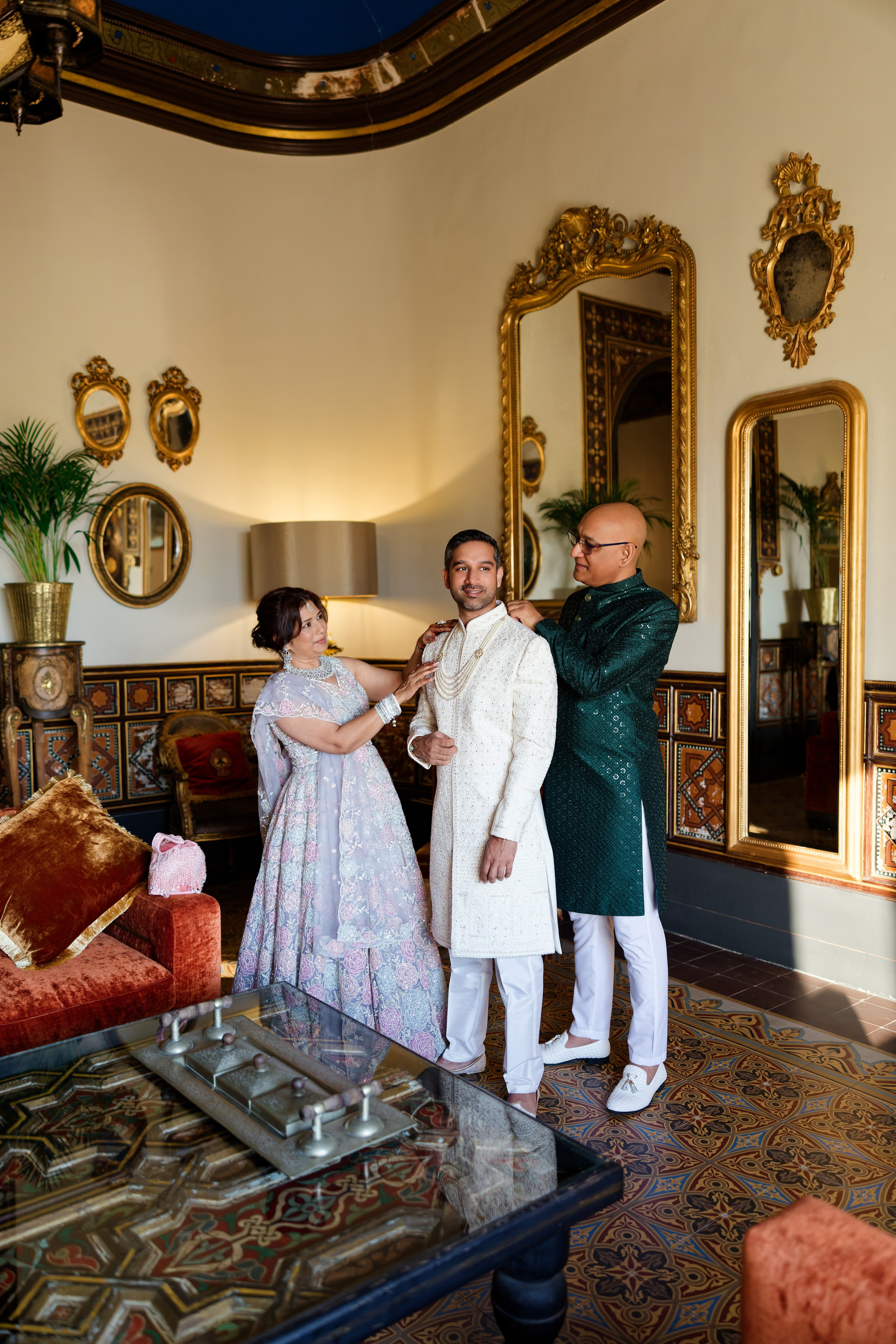 Indian wedding at Gran Villa Rosa, Barcelona